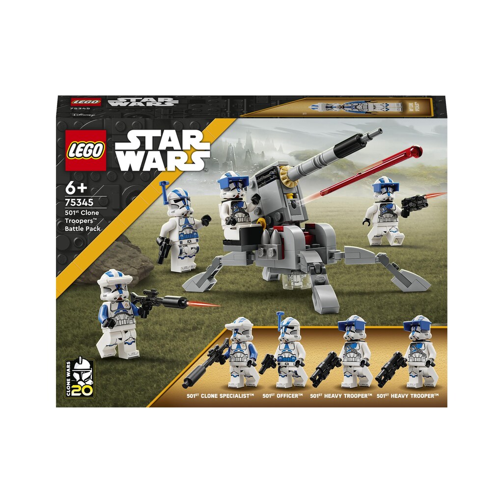 LEGO® Konstruktionsspielsteine »SW 501st Clone Troopers Battle Pack«, (119 St.)