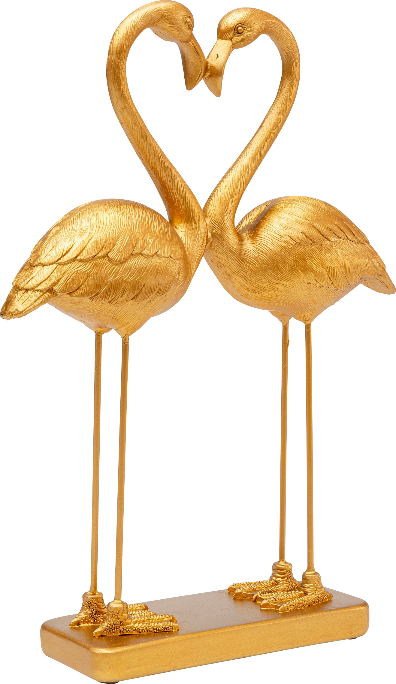 Kare Design Figurine de décoration »Flamingo Love Gold 39cm«