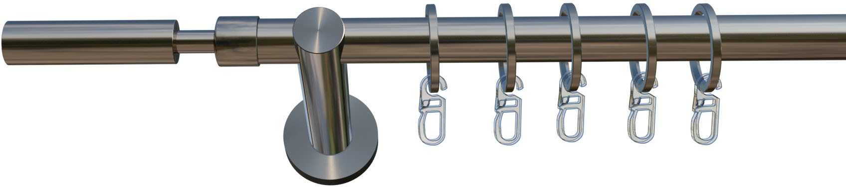 Image of indeko Gardinenstange »Kimberley«, 1 läufig-läufig, Wunschmasslänge bei Ackermann Versand Schweiz