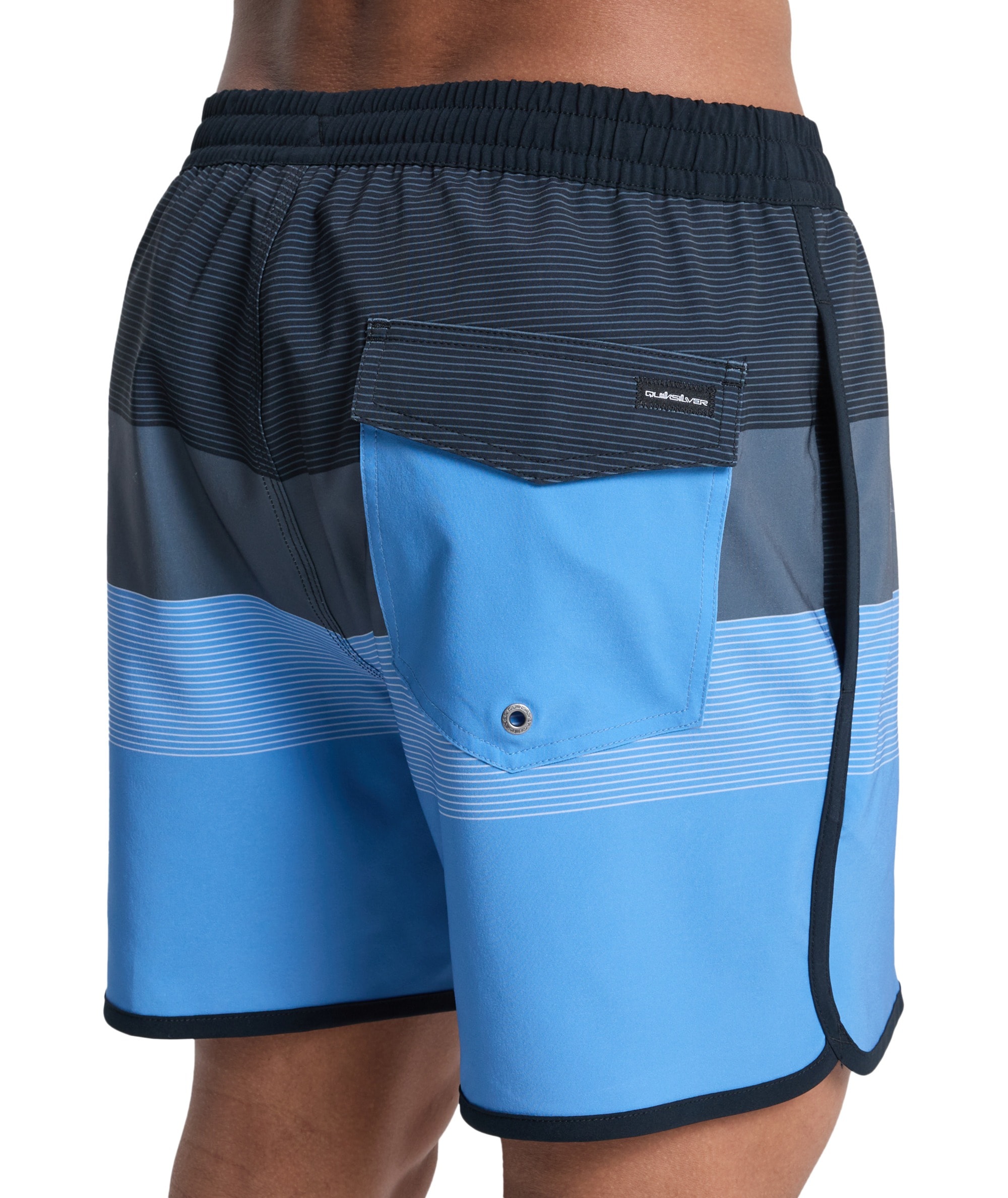 Quiksilver Short de bain »STRETCH SCALLOP VOLLEY 16« matière à séchage rapide, en polyester et élasthanne