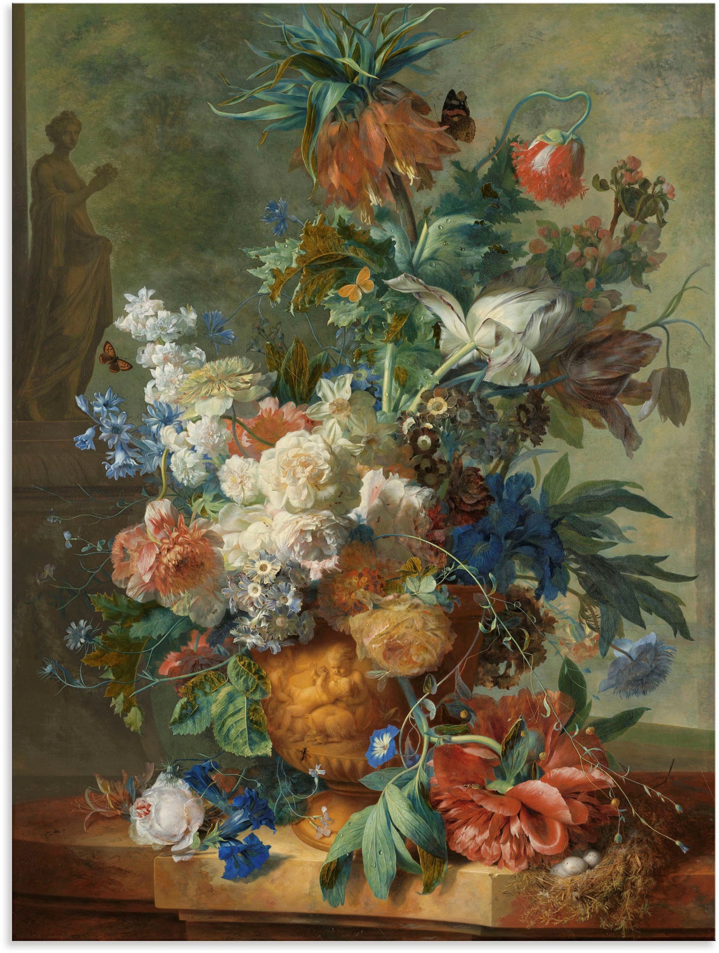 Image of Artland Wandbild »Blumenstillleben. 1723«, Arrangements, (1 St.), in vielen Grössen & Produktarten - Alubild / Outdoorbild für den Aussenbereich, Leinwandbild, Poster, Wandaufkleber / Wandtattoo auch für Badezimmer geeignet bei Ackermann Versand Schweiz