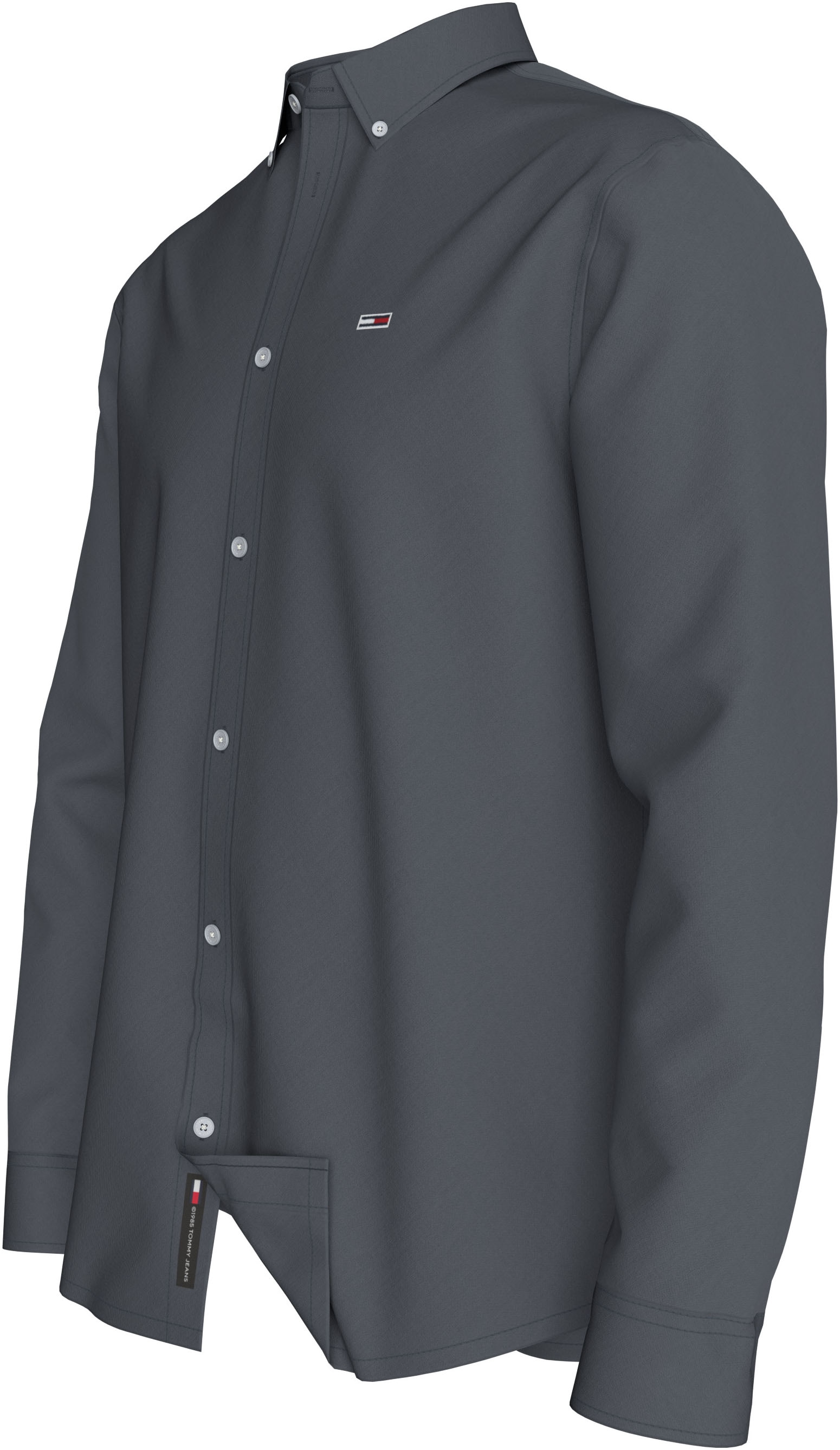 Tommy Jeans Langarmhemd »TJM ENTRY REG OXFORD SHIRT«, mit Logoprägung
