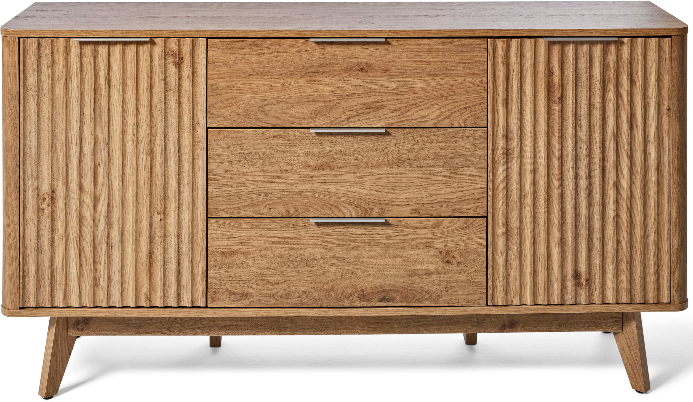 Jahnke Sideboard »WAVE SB 150« 1 Stk. tlg. Sideboard, Retro-Stil, Front in Wellendesign, Breite ca. 150 cm