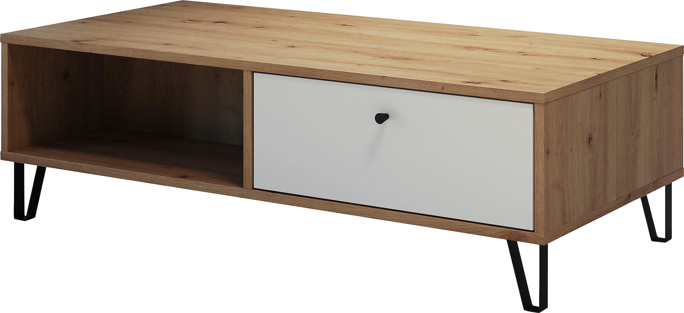 Home affaire Couchtisch »Tarragona« Couchtisch m. 2 Schub.K, 2 Fächern & Soft-Close - (B/T/H) 110/60/37 cm