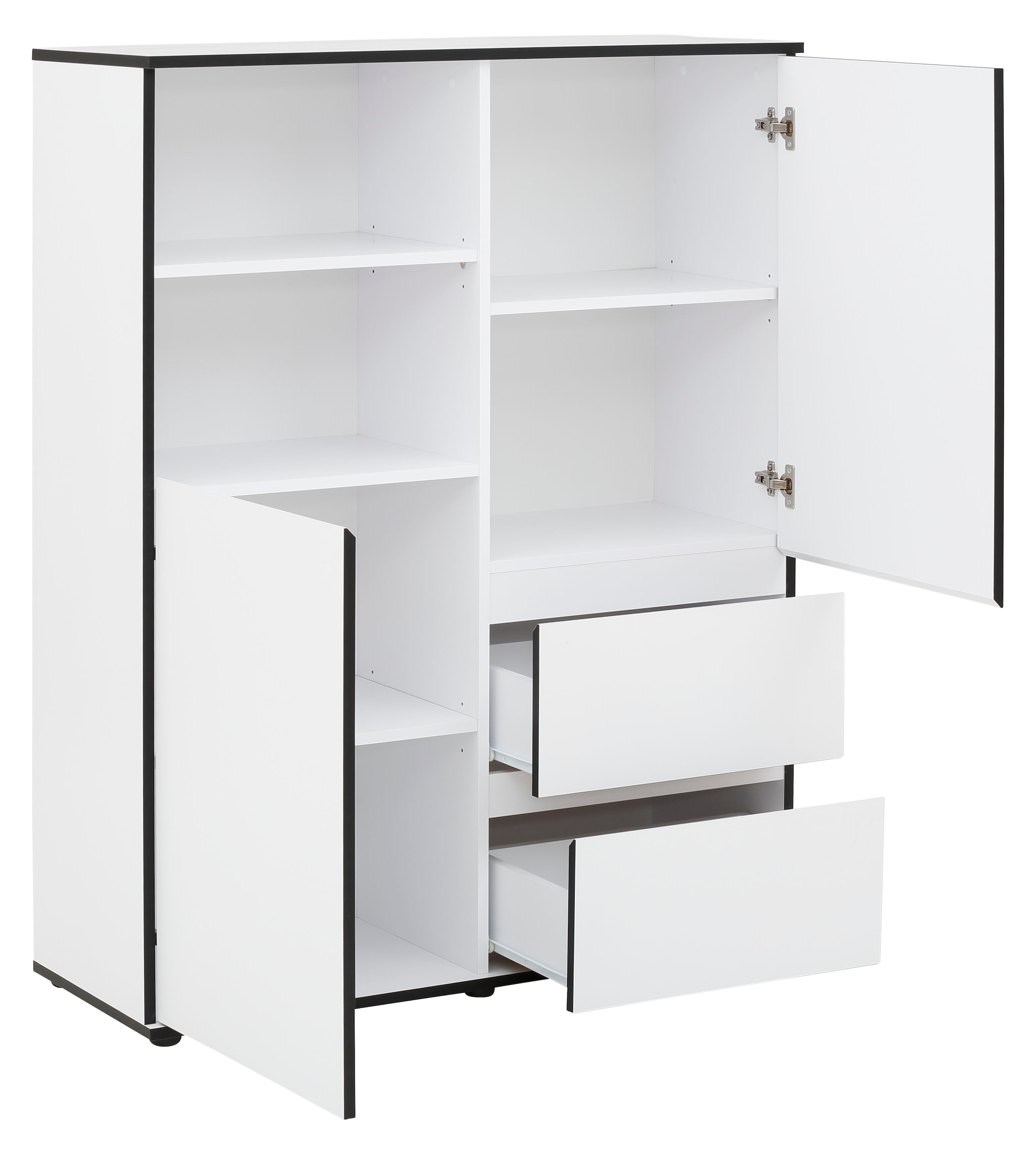 HELA Highboard »Ariana«, mit angeschrägten Griffmulden, Breite 100 cm