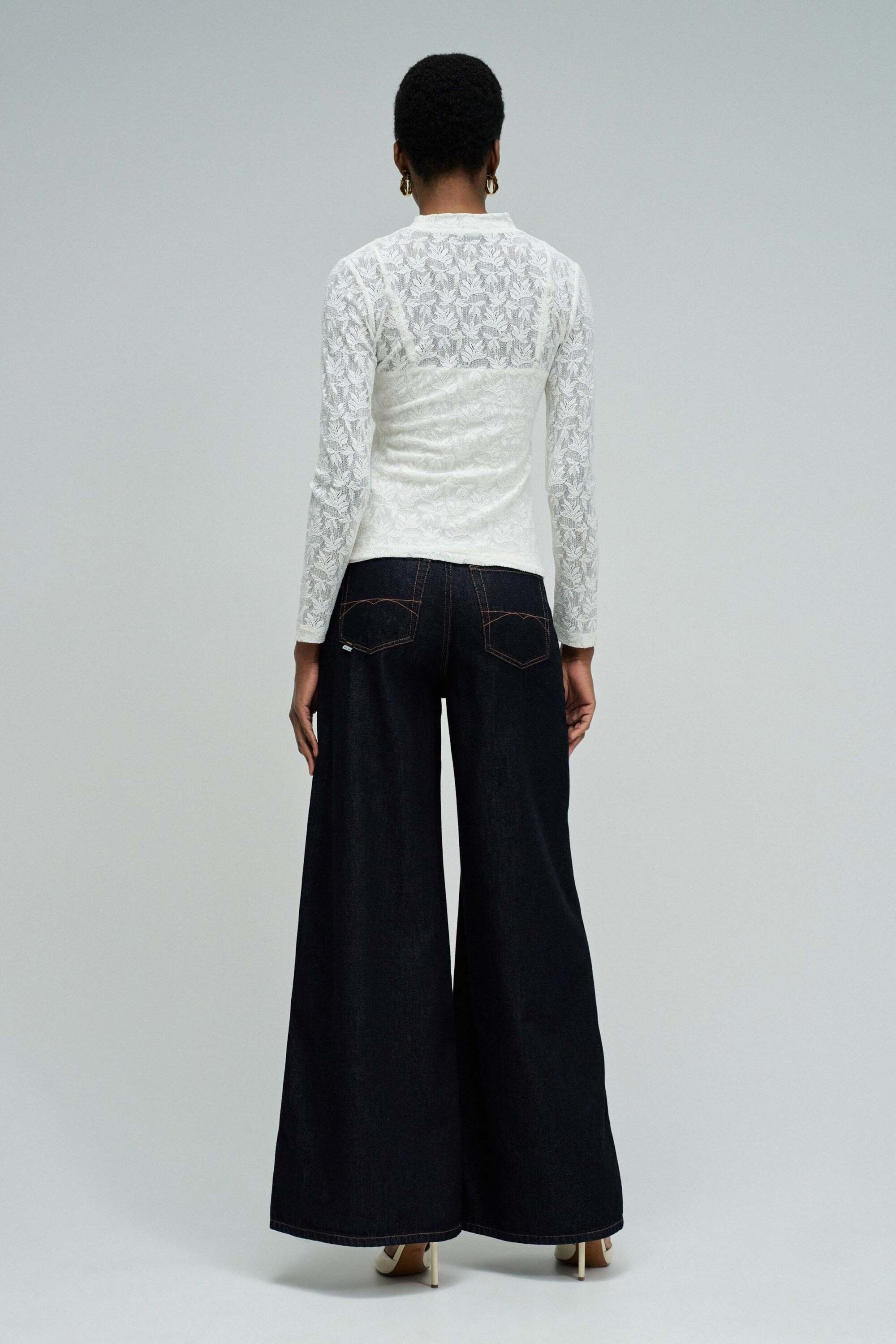 Salsa Langarmshirt »Salsa Jeans Langarmshirt Lace Long Sleeve«