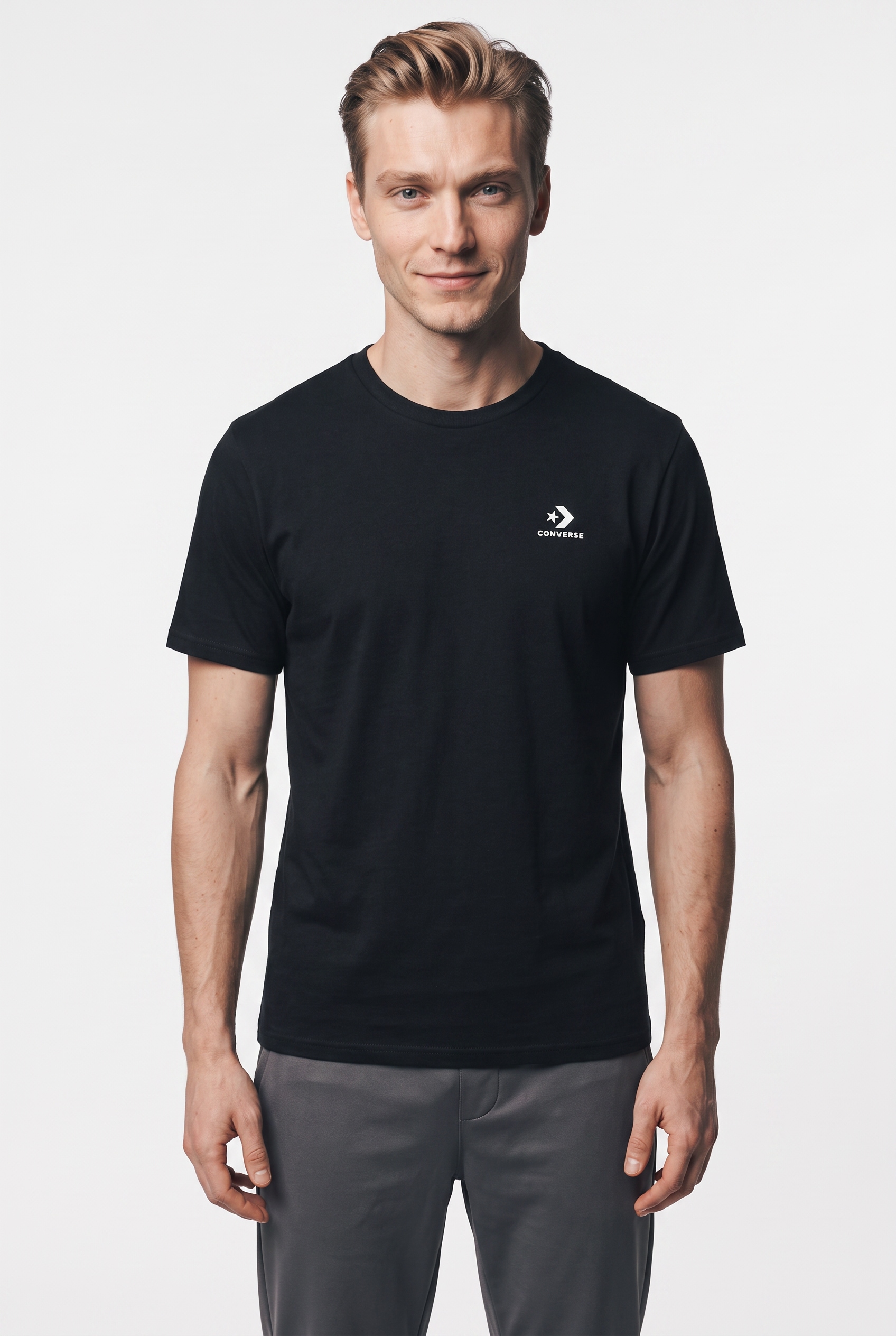 Converse T-shirt »CHEST STAR CHEV TEE« pour adultes, manches courtes, pour mode sport et streetwear