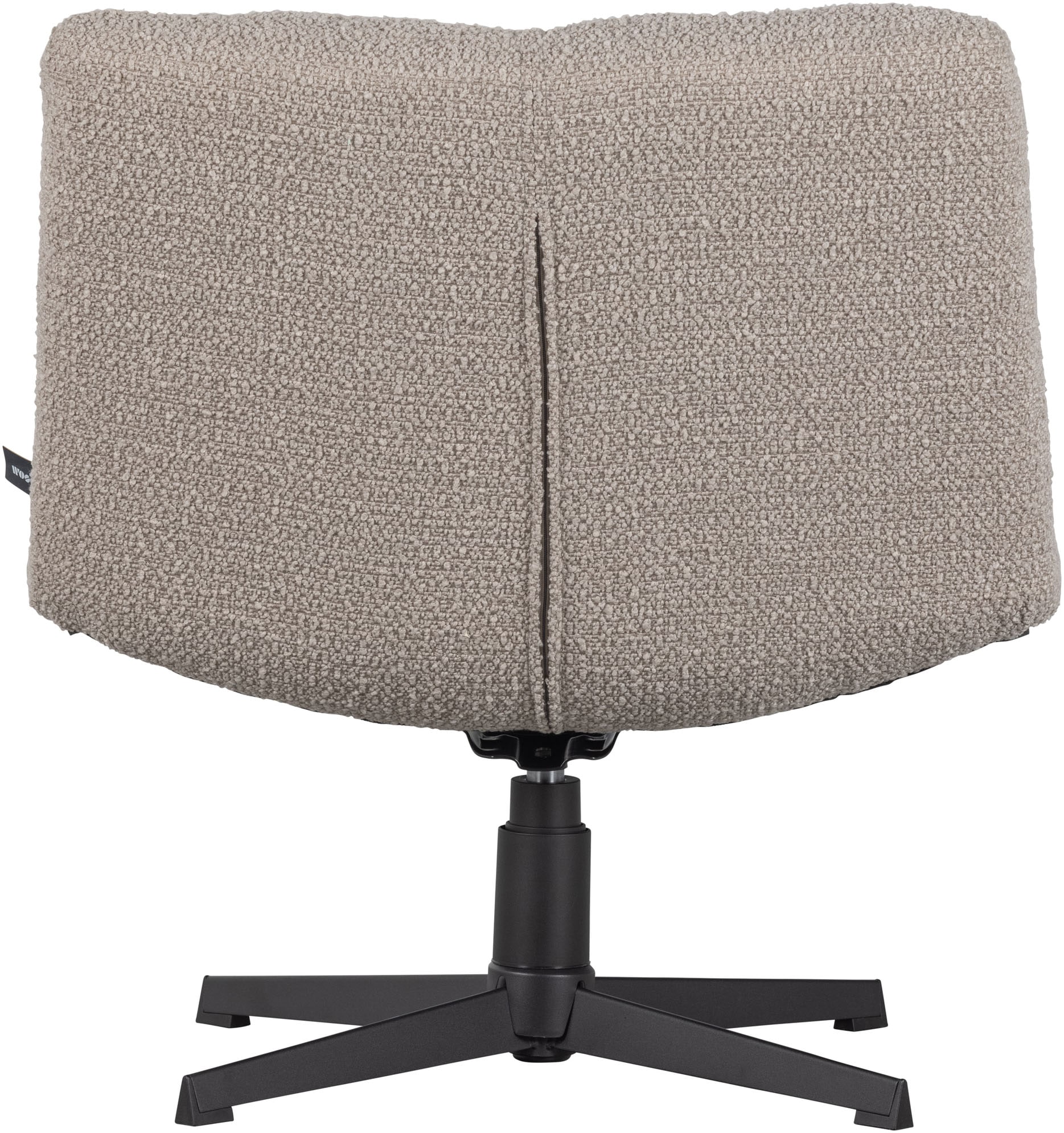 WOOOD Fauteuil pivotant »Vinny Bouclé-Bezug mit Drehmechanismus H 80 x B 75 x T 75 cm« capacité de charge 120 kg, rembourrage en mousse de polyuréthane, structure métallique