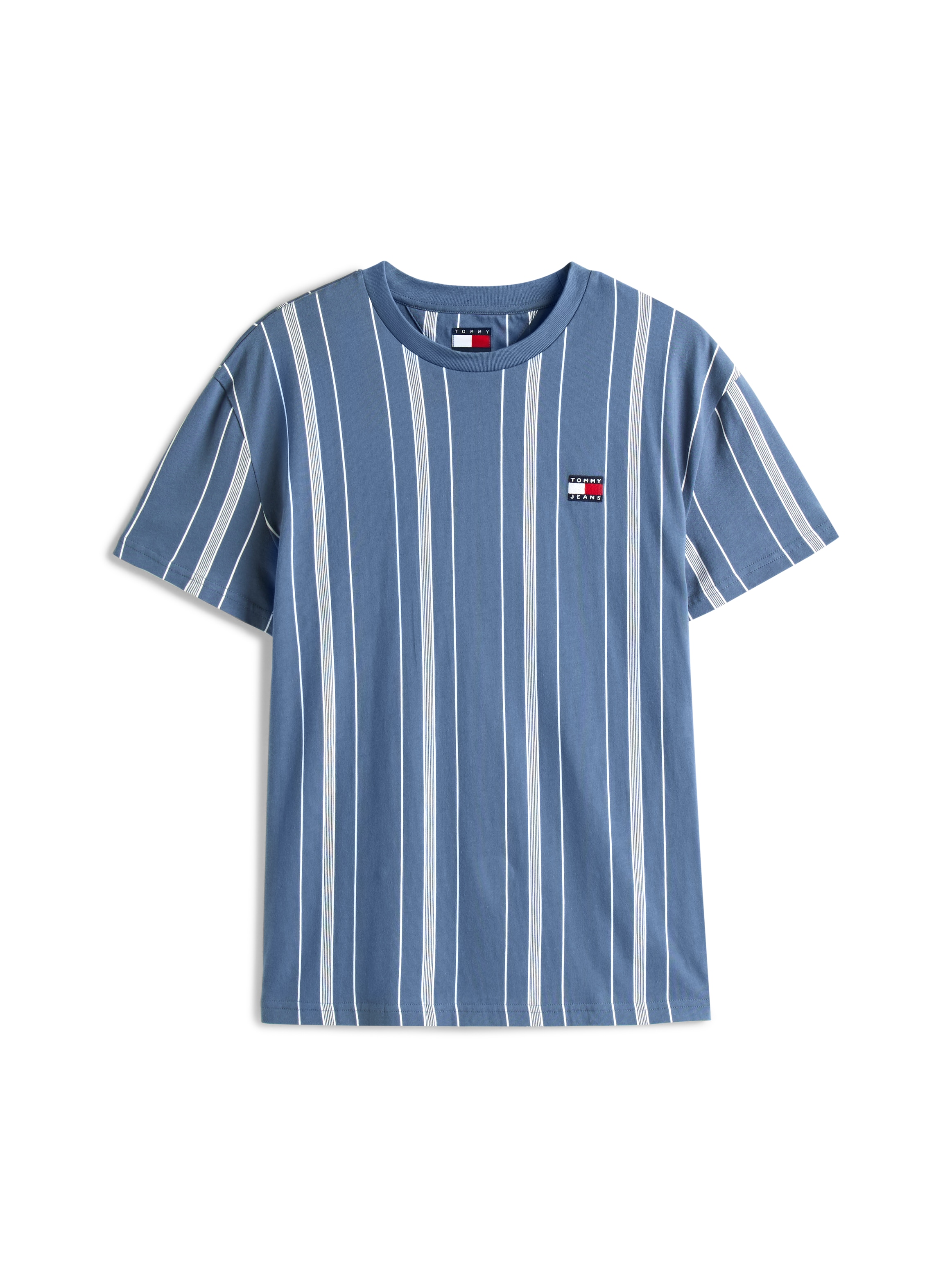 Tommy Jeans T-Shirt »TJM REG VERT STRIPE SS TEE«, modisch gestreift