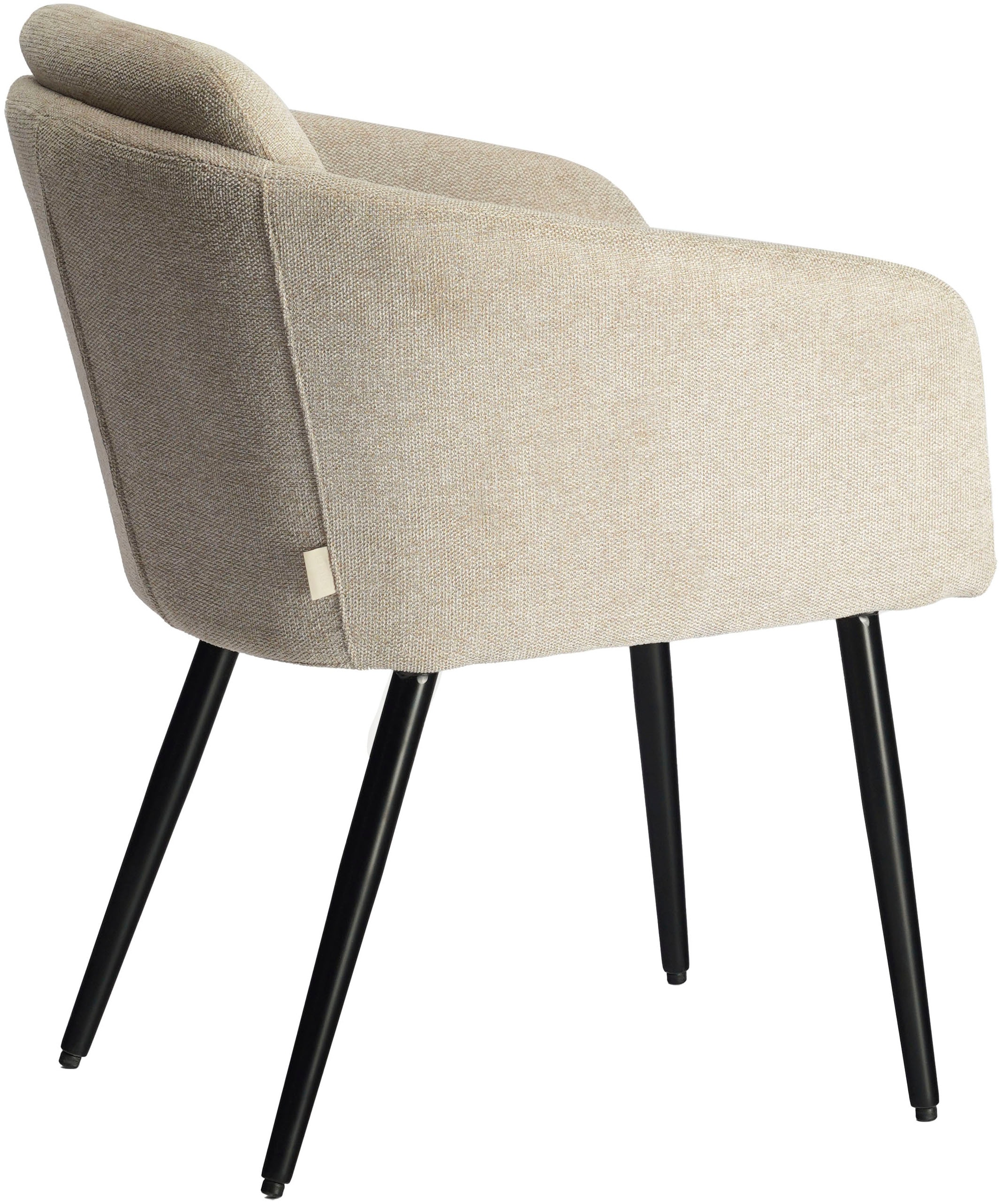 LeGer Home by Lena Gercke Chaise de salle à manger »Fleur« (Set) 2 cuisStrukturstoff, ergonomisches Design, gesteppte Rückenlehne