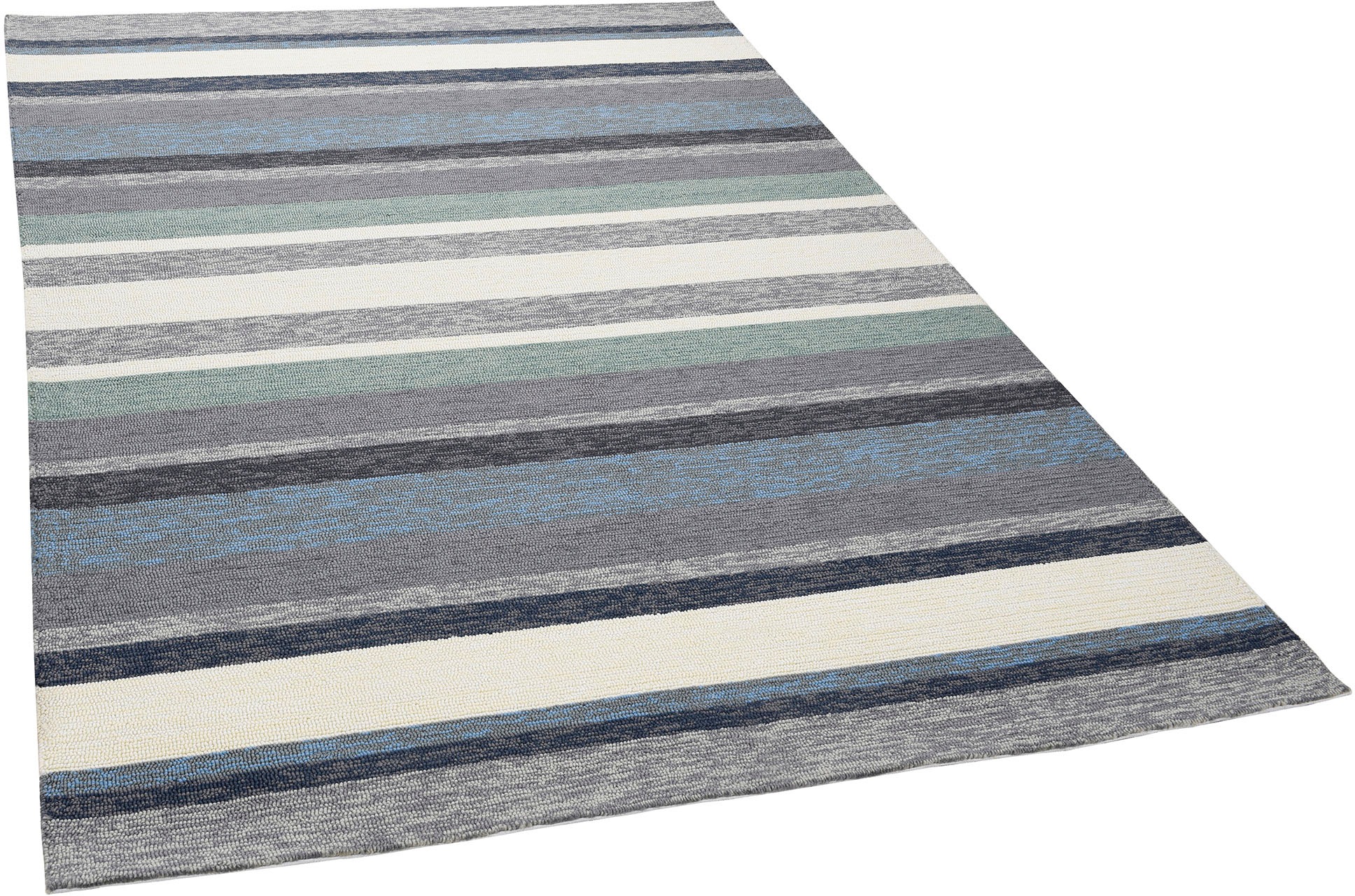 Image of Gino Falcone Teppich "Rosetta-Stripes" rechteckig 20 mm Höhe In- und Outdoor geeignet, Wohnzimmer