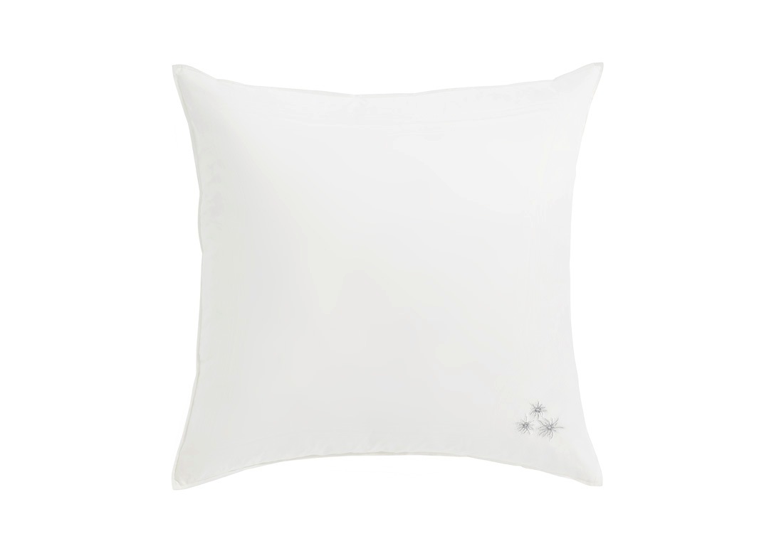 Image of Balette Kopfkissen »Weiss & Edel«, Füllung: reine Entenfederchen, weiss, Bezug: 100% Baumwolle, (1 St.), Mit Edelweiss-Strickerei bei Ackermann Versand Schweiz