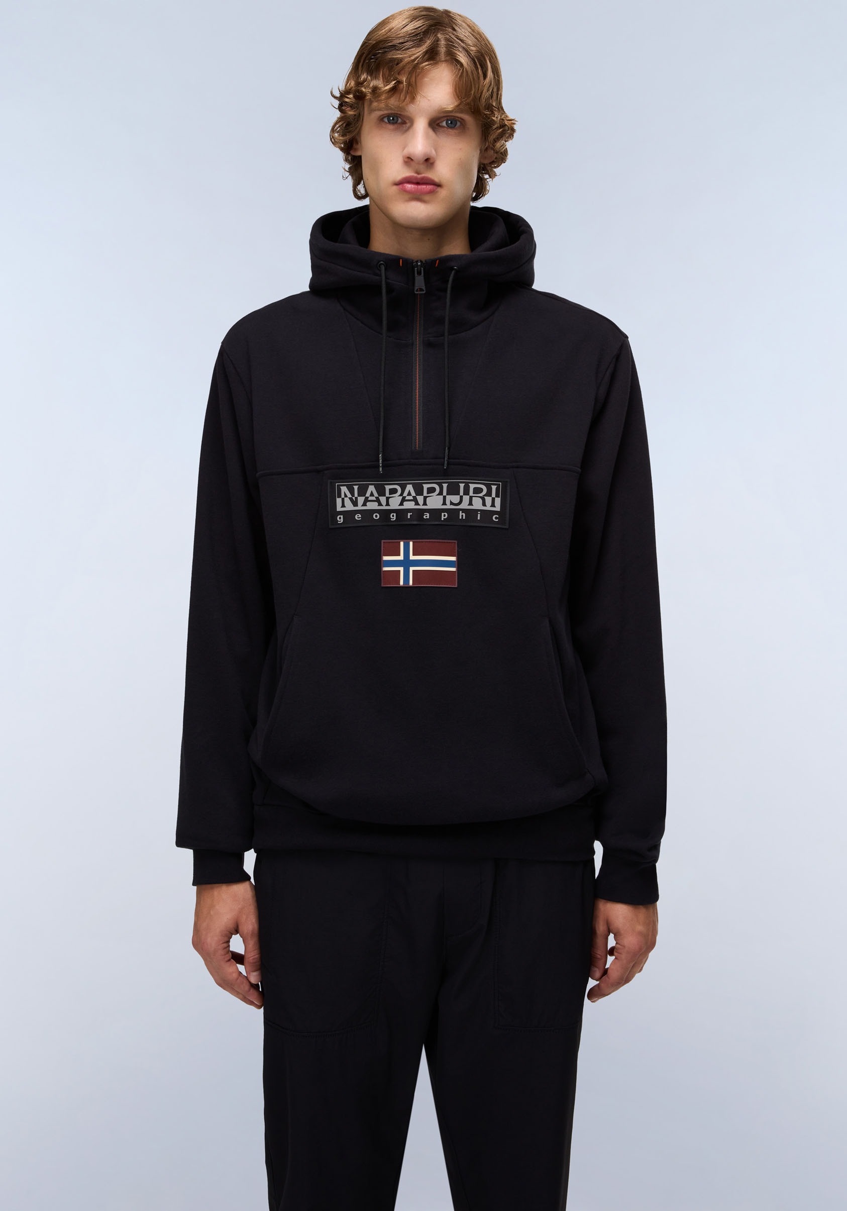 Image of Napapijri Kapuzensweatshirt "BURGEE", Regular fit mit Kapuze