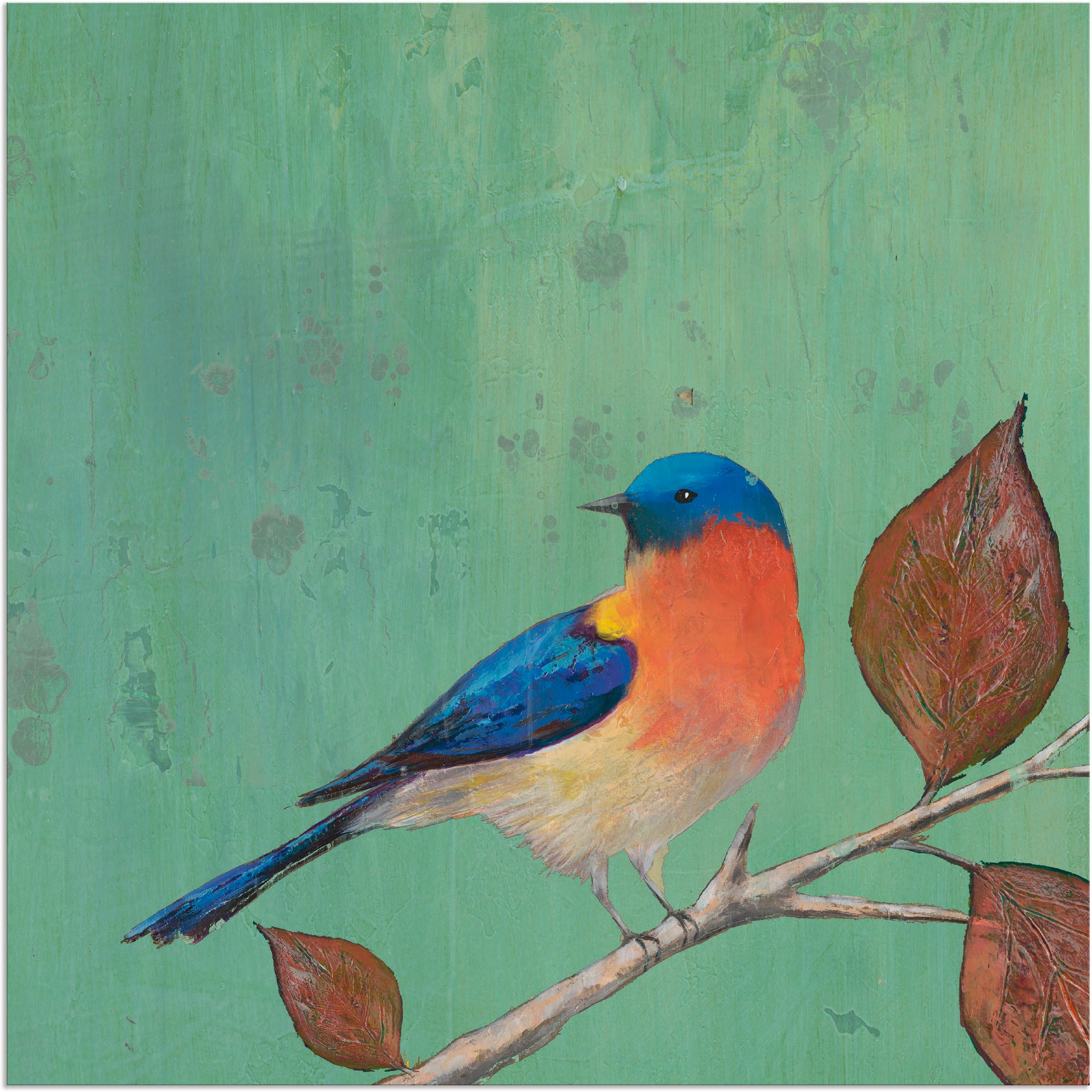 Image of Artland Alu-Dibond-Druck "Ruhefluss II" Vögel 1 Stk. tlg. für Innen- und Aussenbereich geeignet, Outdoorbild