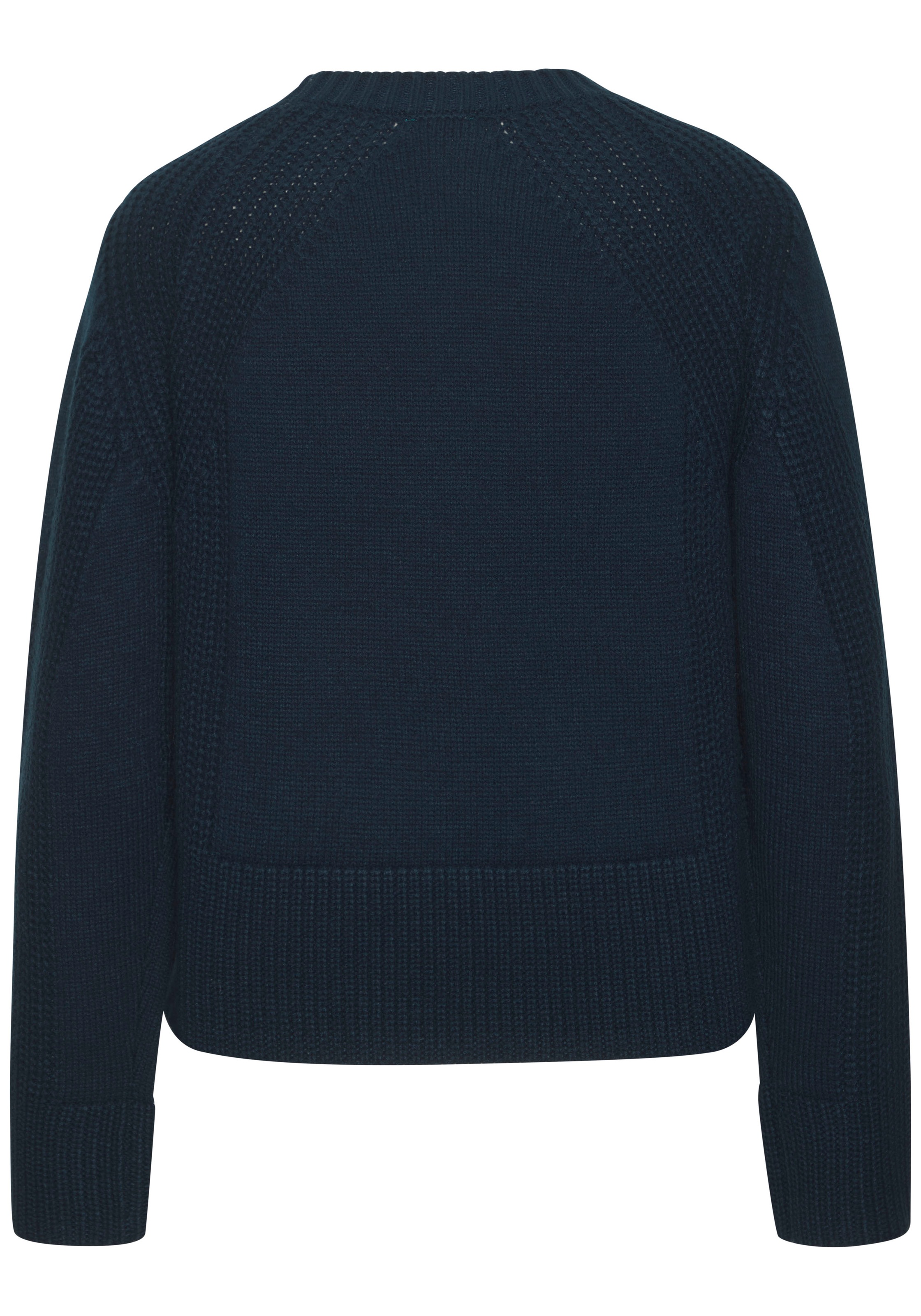 LASCANA Strickpullover, mit Grobstrick-Details, Damen Pullover mit Rundhals