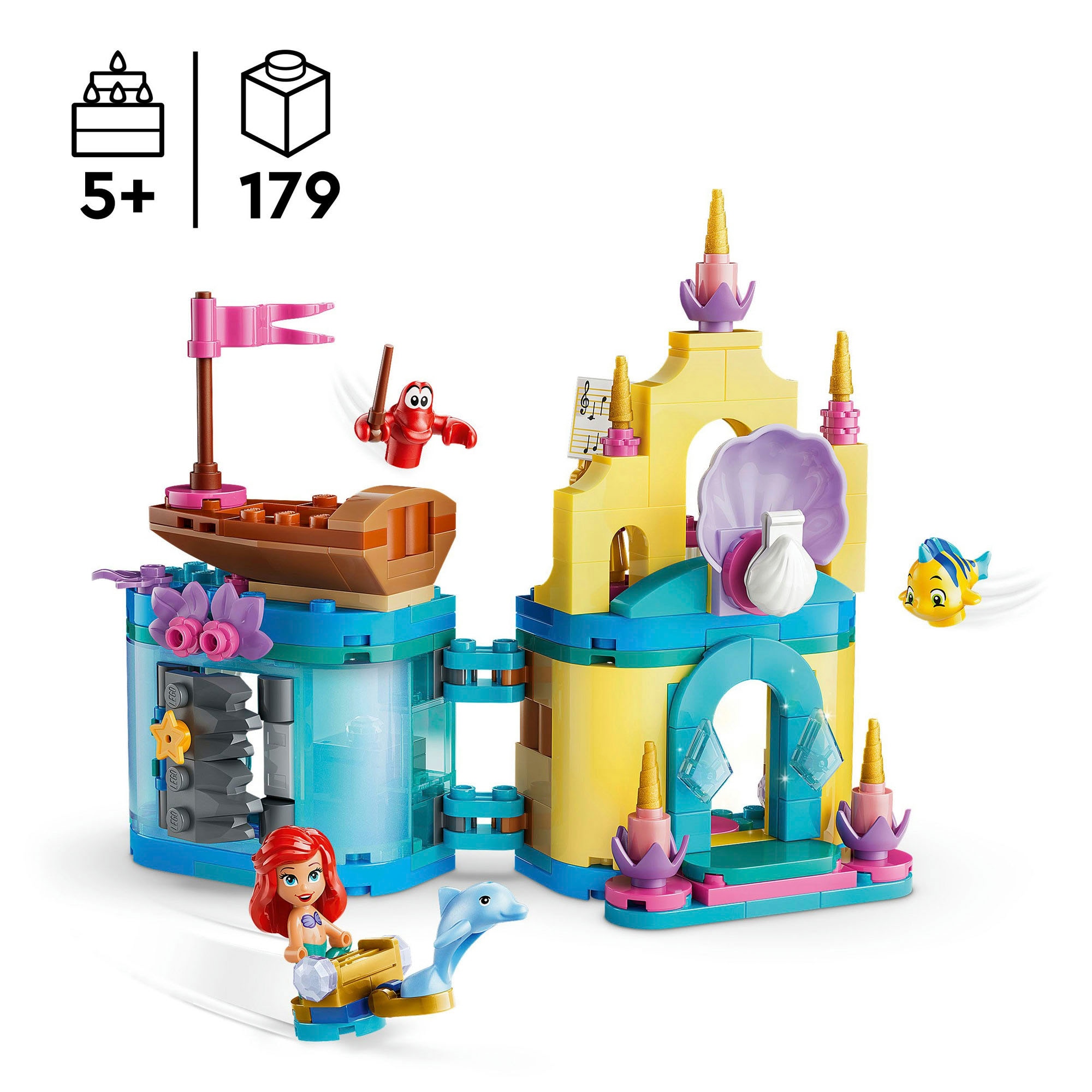 LEGO® Konstruktionsspielsteine »Arielles Magisches Mini-Schloss (43285), LEGO Disney Princess« Made in Europe