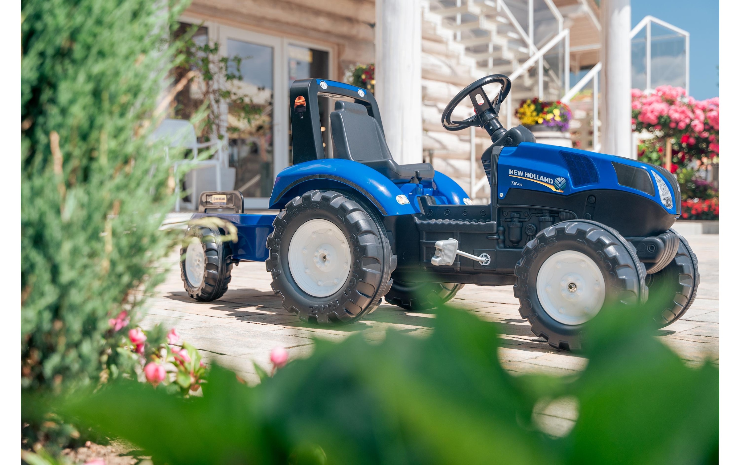 Falk Rutscherauto »New Holland Traktor + Anh. L«