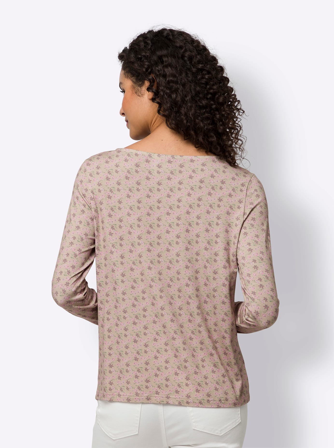 heine Langarmshirt »Druck-Shirt«, (1 tlg.)