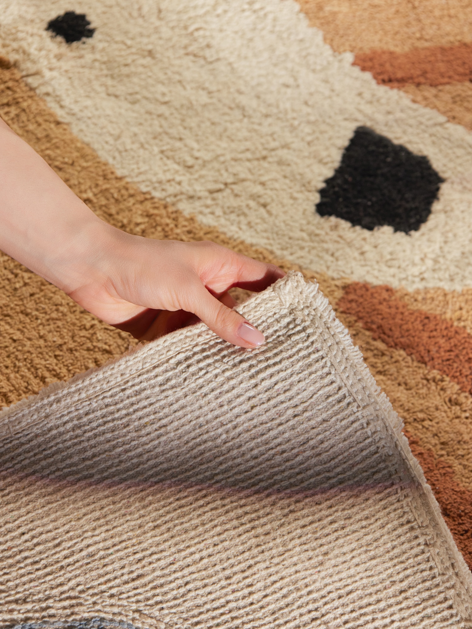HANSE Home Tapis pour enfants »Samba« Rectangulaire 10 mm Höhe lavable, fait main, doux, antidérapant, tapis de jeu pour chambre d'enfant