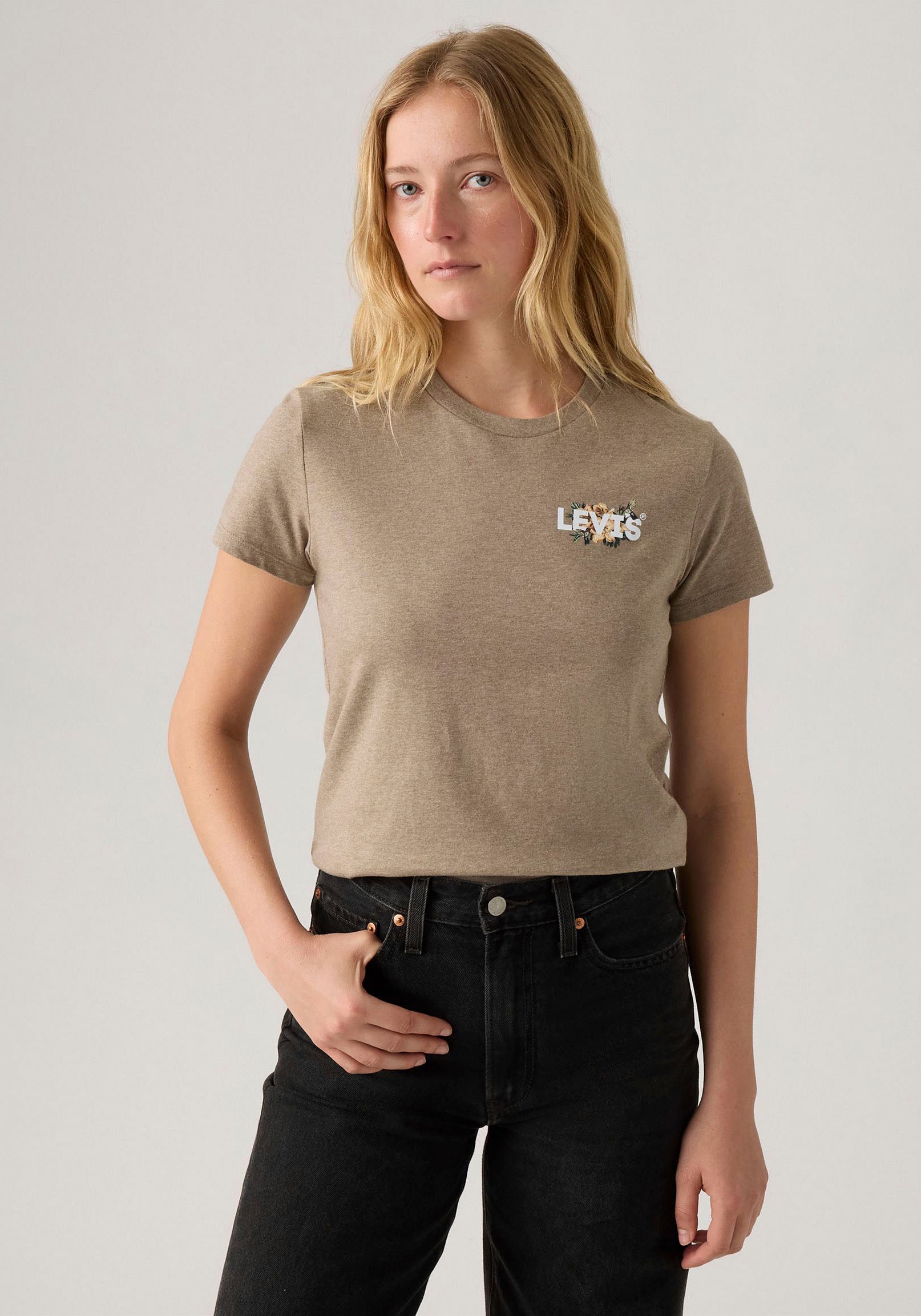 Levi's® T-Shirt »THE PERFECT TEE«, mit Batwing-Logoprint