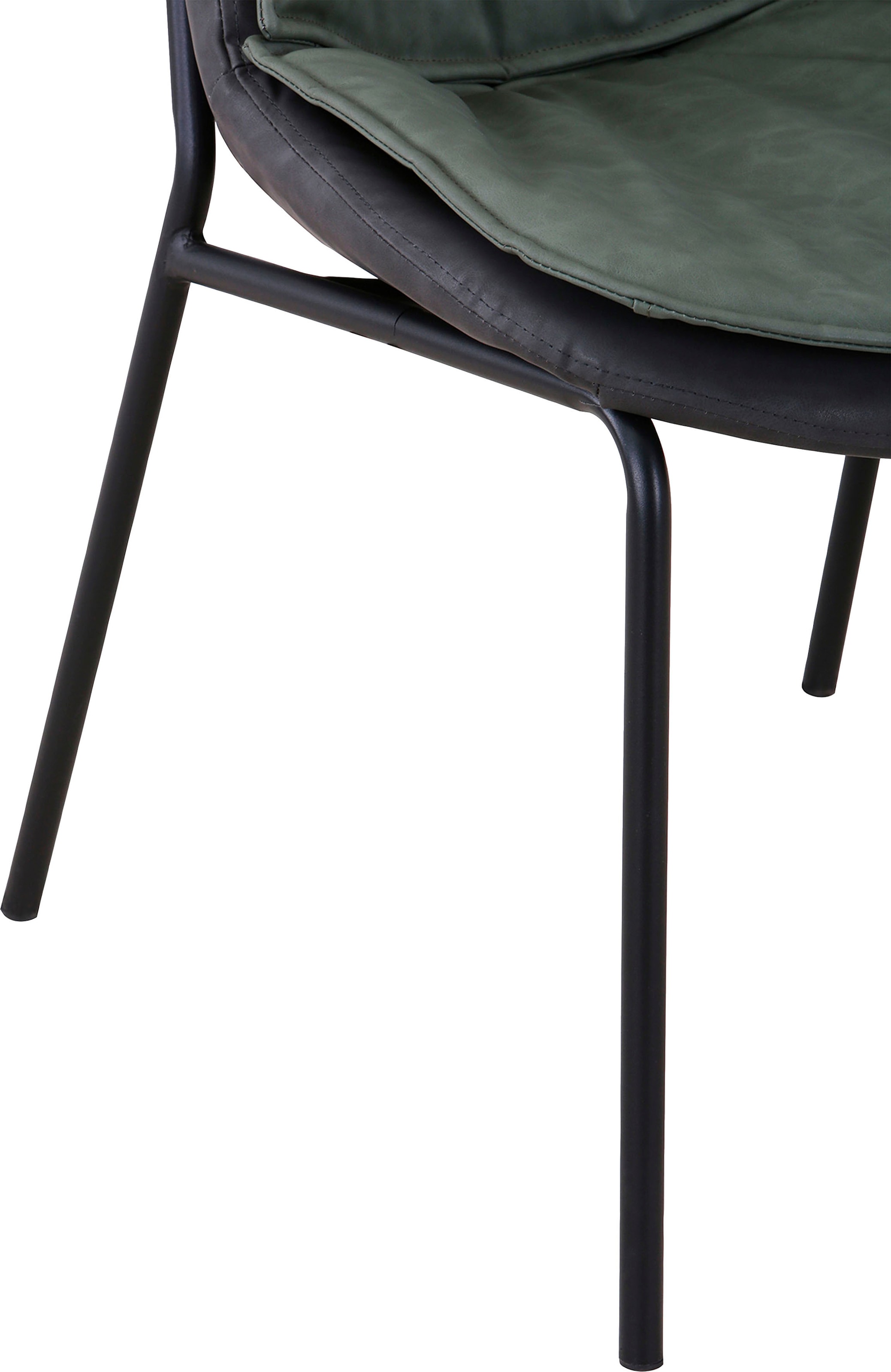 Kayoom Polsterstuhl, 1 St., pflegeleicht, bequem, angenehme Sitzfläche, mit trendigen Ziernähten