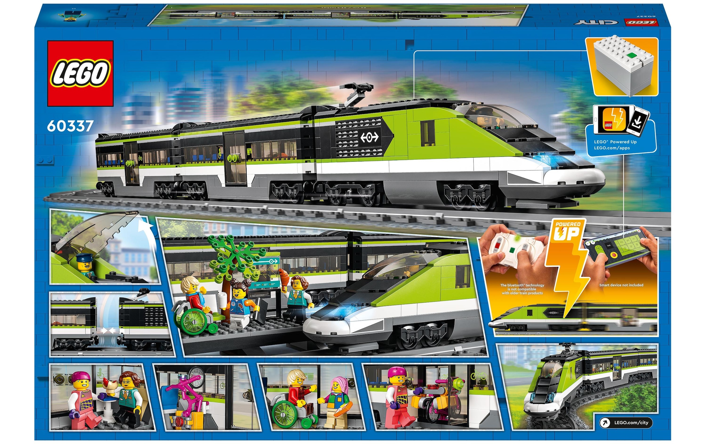LEGO® Spielbausteine »Personen-Schnellzug 6033«, (764 St.)