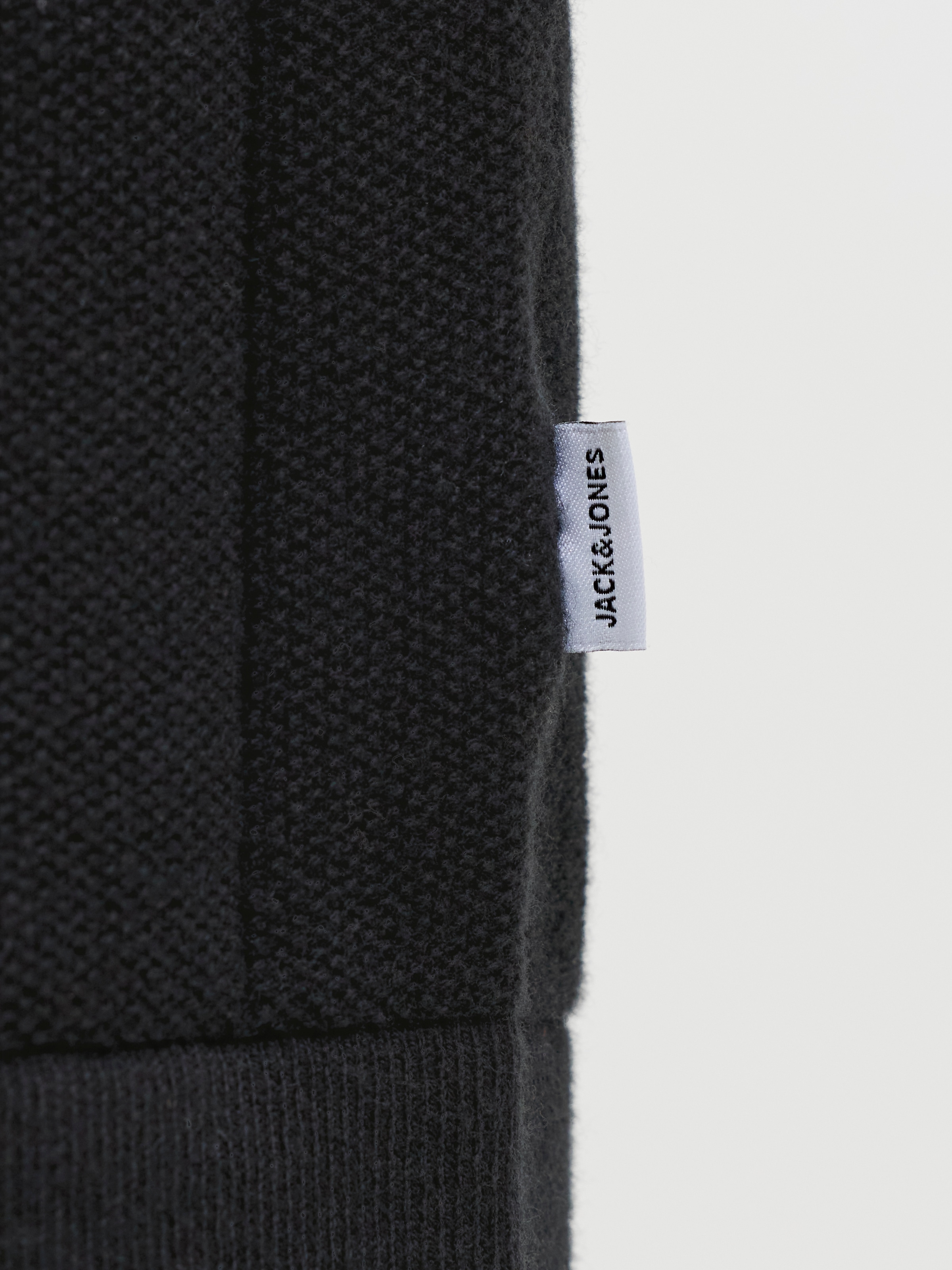 Jack & Jones Pull à manches courtes »JJEBRADLEY KNIT TEE SS LN« Coton, avec structure côtelée verticale