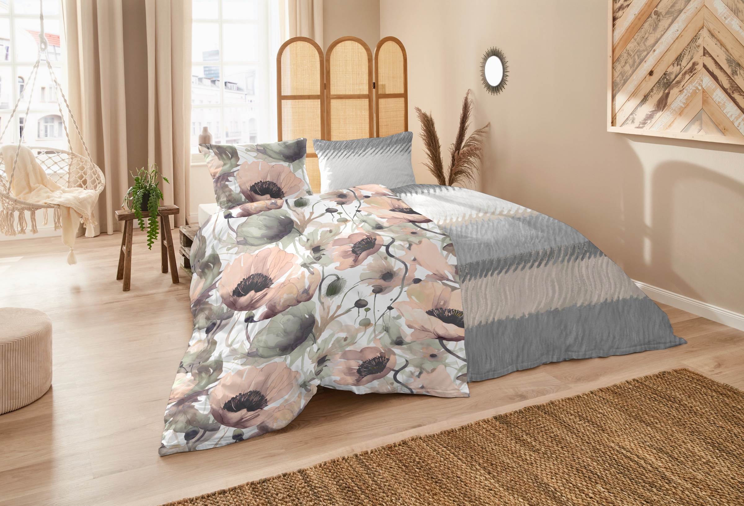 Primera Linge de lit »Feinbiber-Bettwäsche« 2 cuis doux comme du velours et naturellement en pur coton