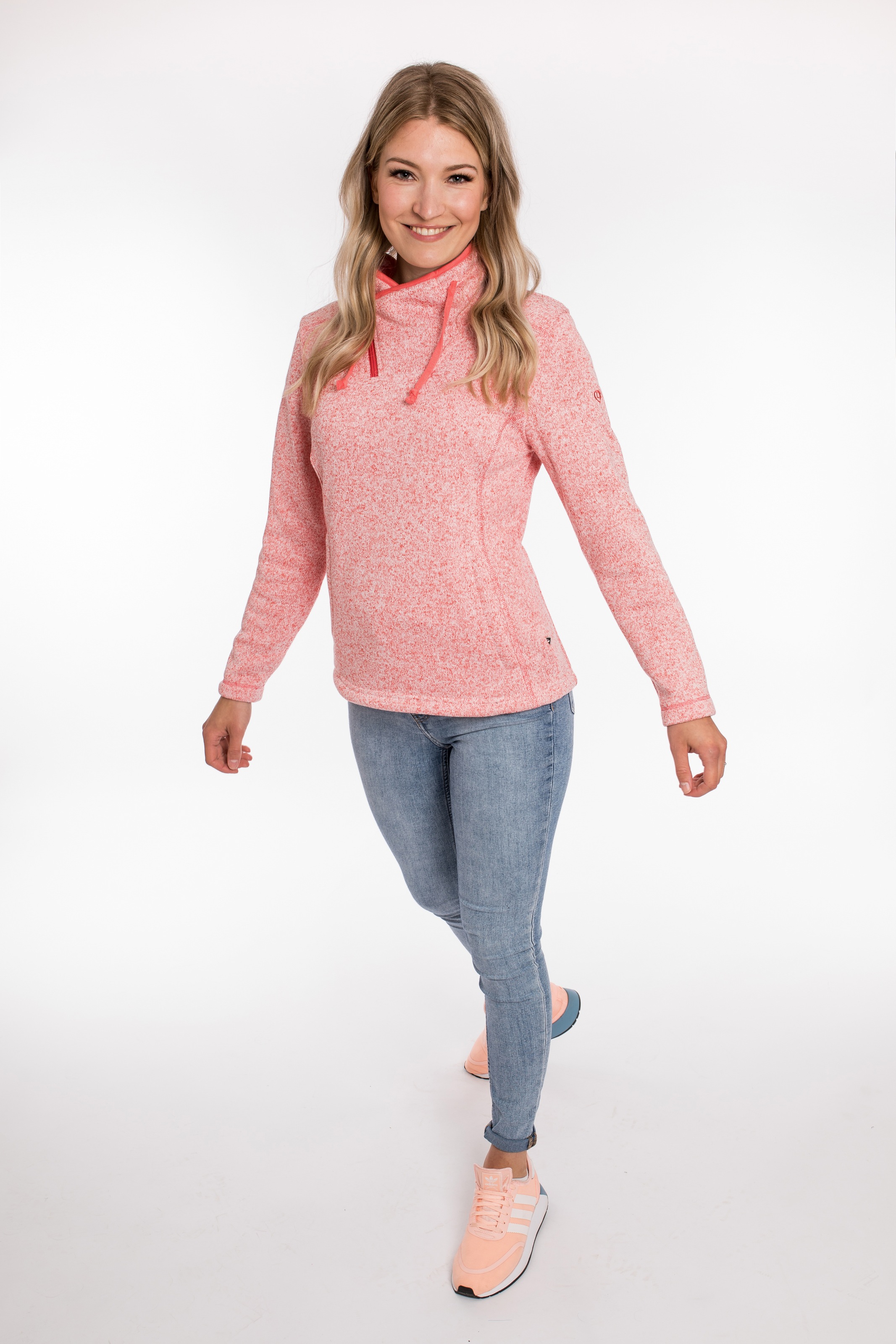 DEPROC Active Fleecejacke »ROSEWOOD WOMEN« weiche Fleecejacke in traditioneller Optik