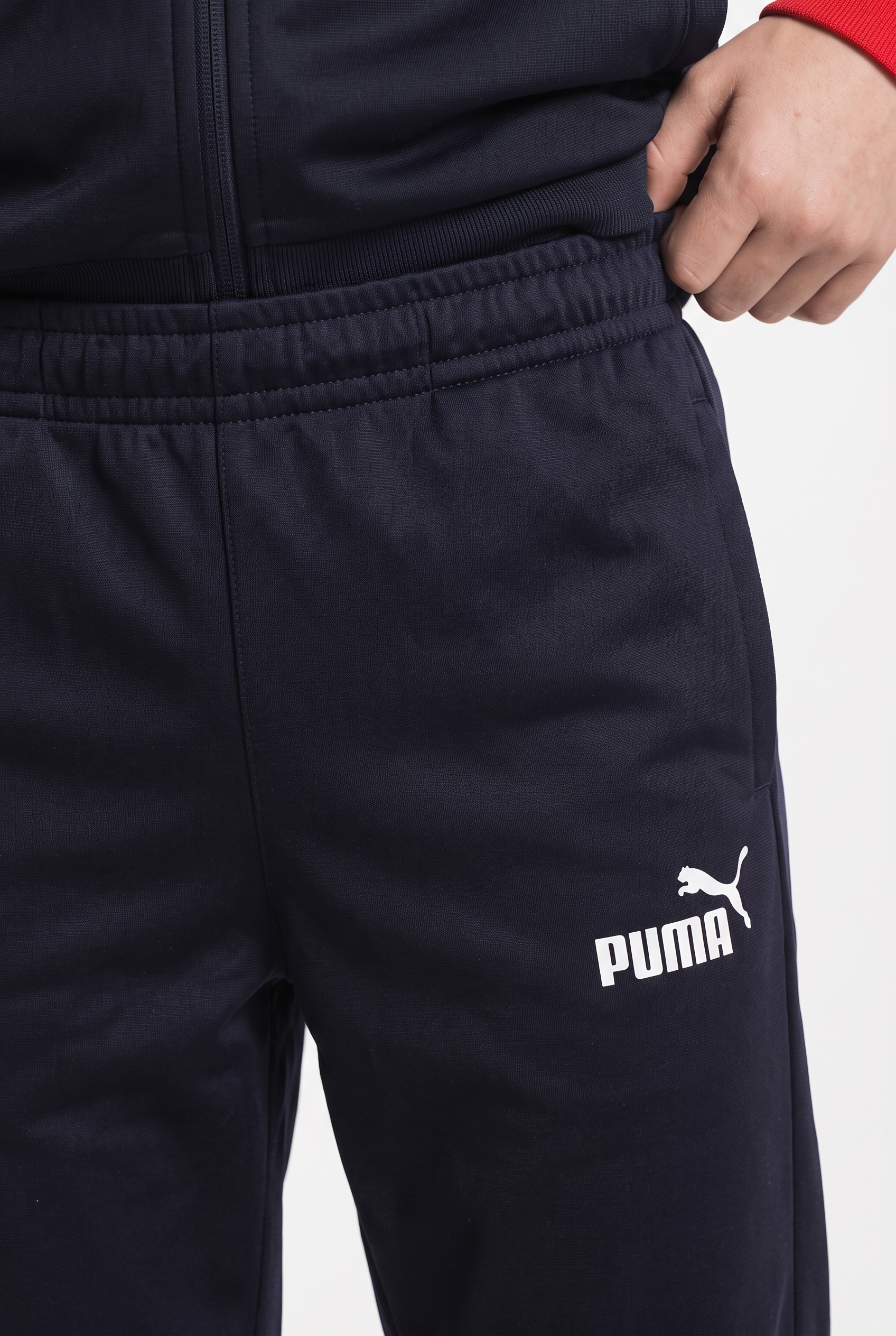 PUMA Combinaison d'entraînement »ESS BLOCK POLY SUIT B« 2 ensemble deux pièces, avec fermeture éclair sur le haut, coupe regular