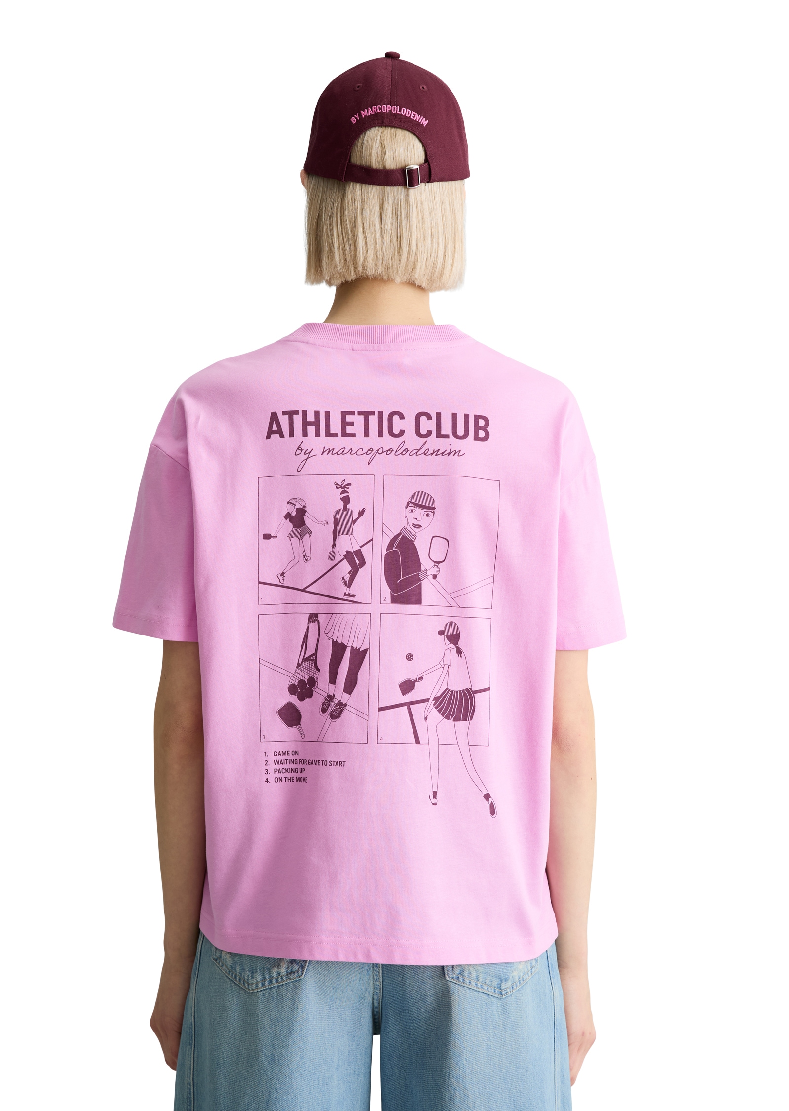 Marc O'Polo DENIM T-shirt relaxed mit Rückenprint