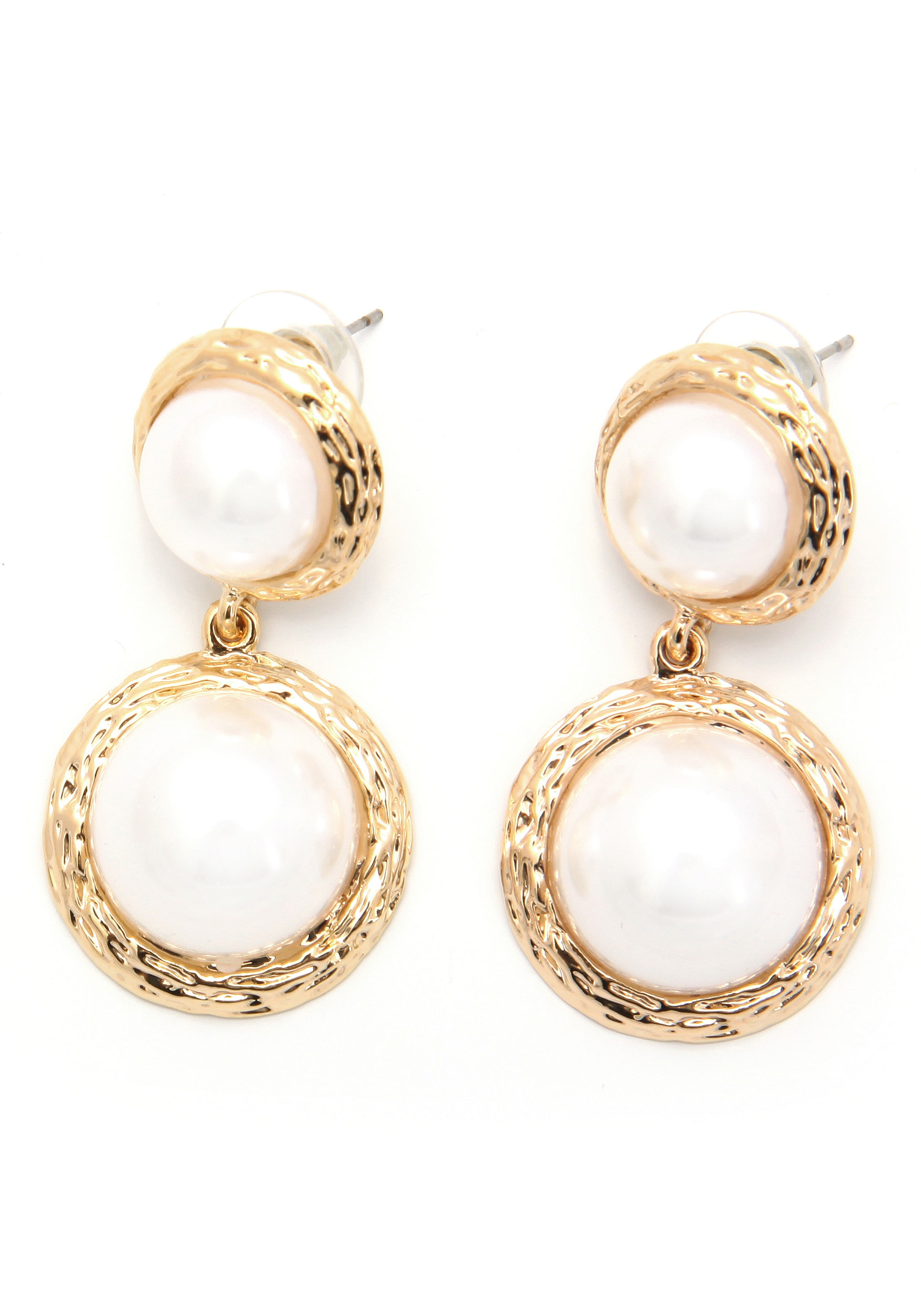 Paar Ohrstecker »Kugel-Look, vergoldfarbenet«