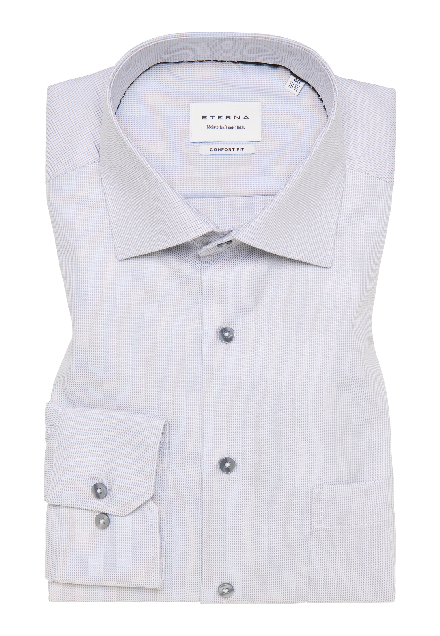 Eterna Langarmhemd »COMFORT FIT« NON IRON (bügelfrei)