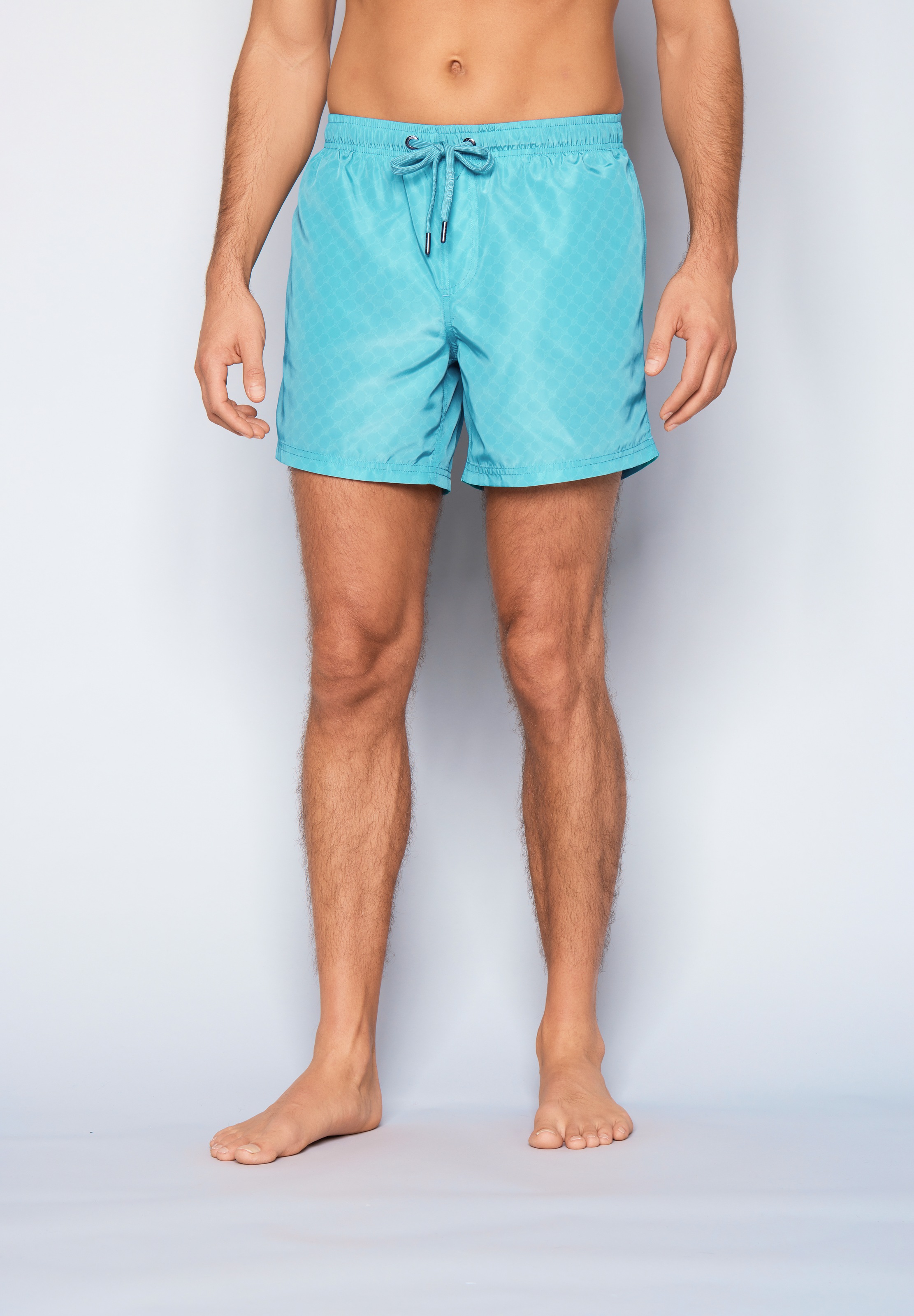 JOOP! Badeshorts »Cortina AOP Shine« Allover-Cornflower-Print, Kordel mit Logoschriftzug