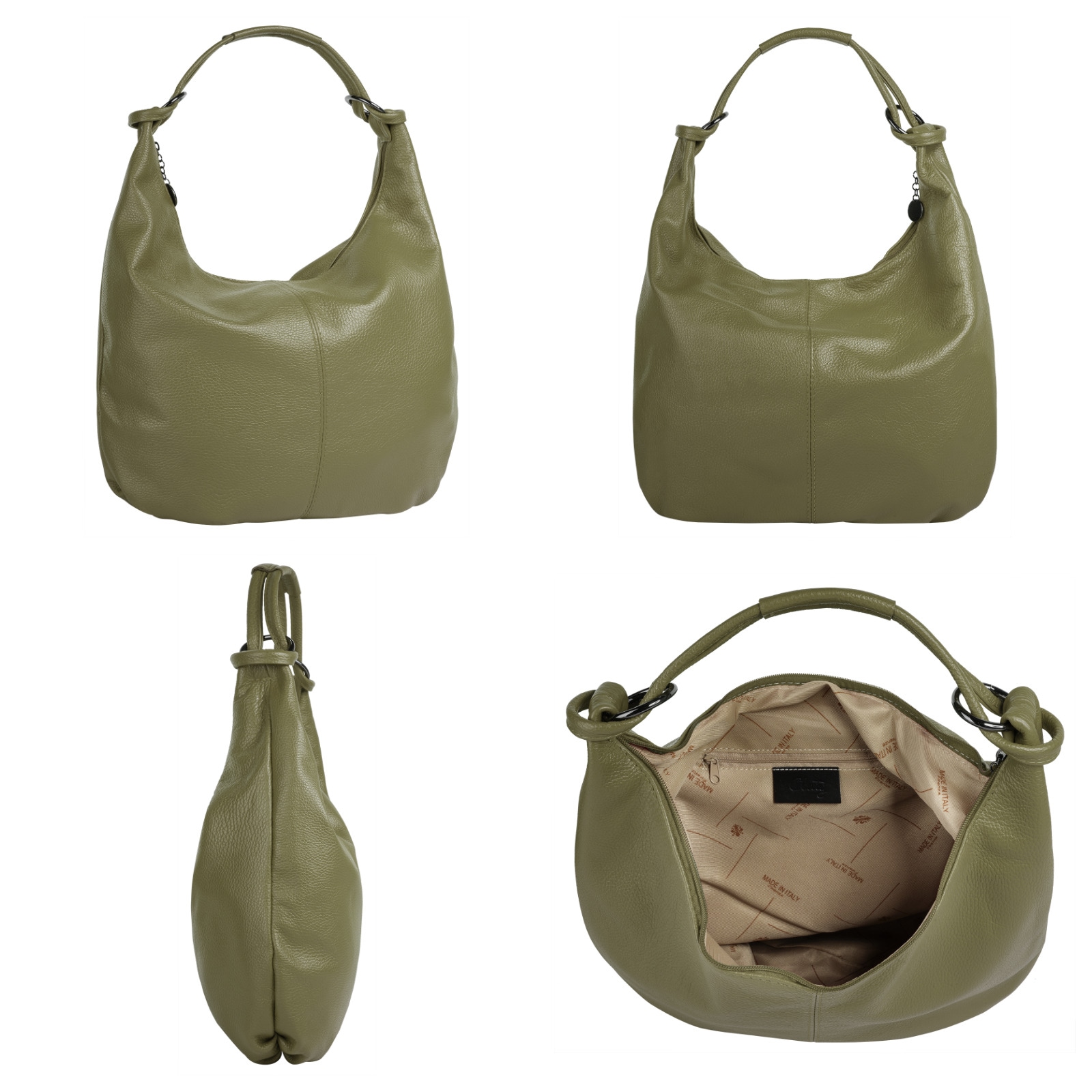 Cluty Shopper, echt Leder, Made in Italy