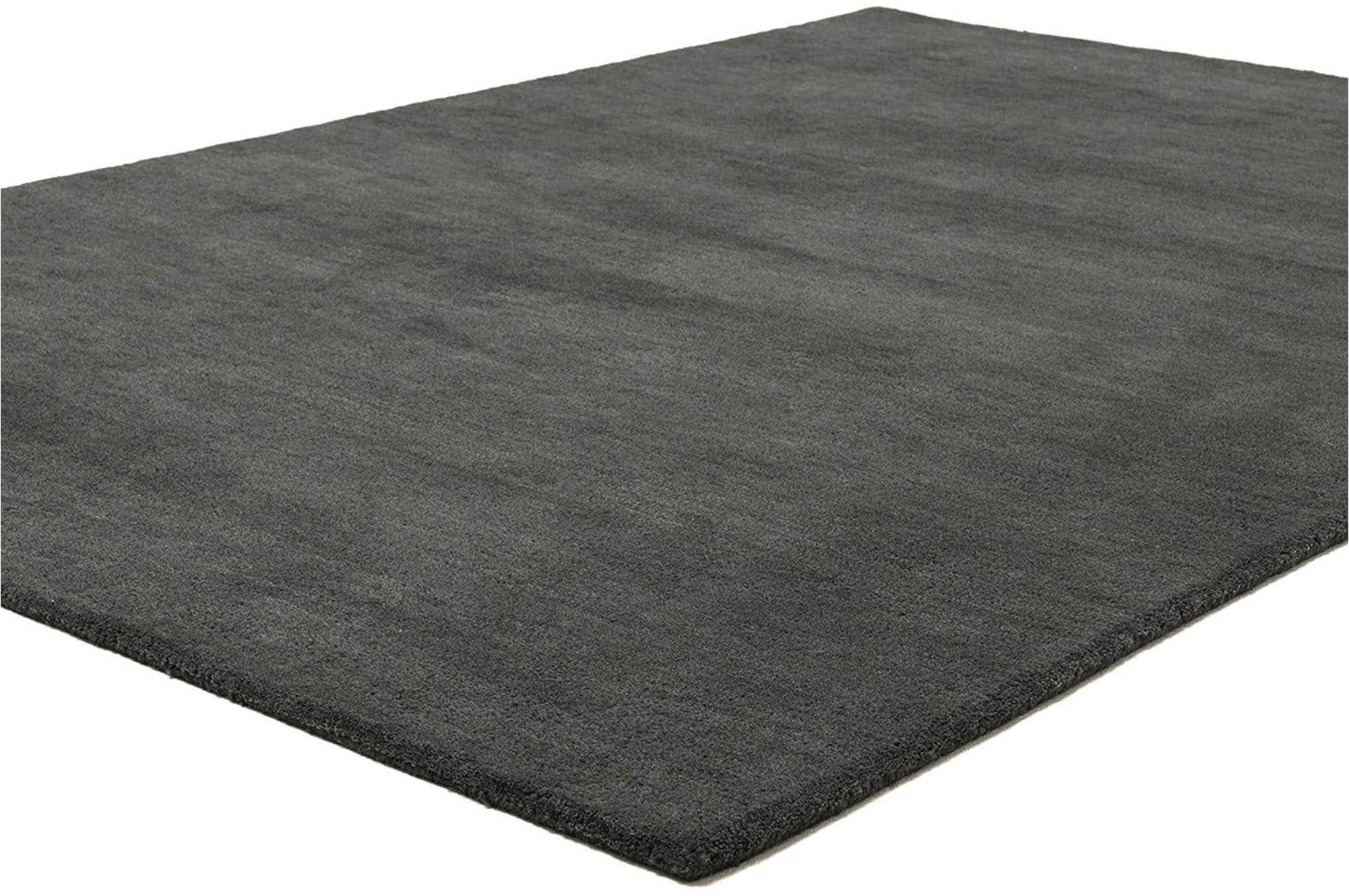 GOODproduct Wollteppich »Gabbo Natur, Handgefertigt, Teppich, reine Wolle, meliert« rechteckig 14 mm Höhe reine Wolle, Uni, Wohnzimmer, Schlafzimmer, Esszimmer