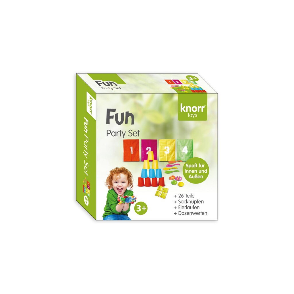 Knorrtoys® Spielzeug-Gartenset »Partyset - Fun«