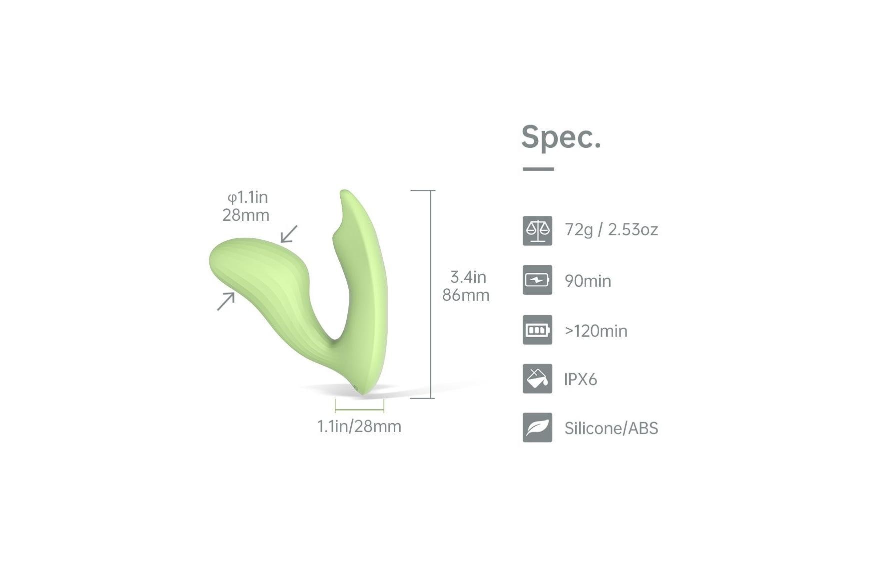   Vibrator »Magic Motion Umi Smart Wearable« Orgasmus-Wecker