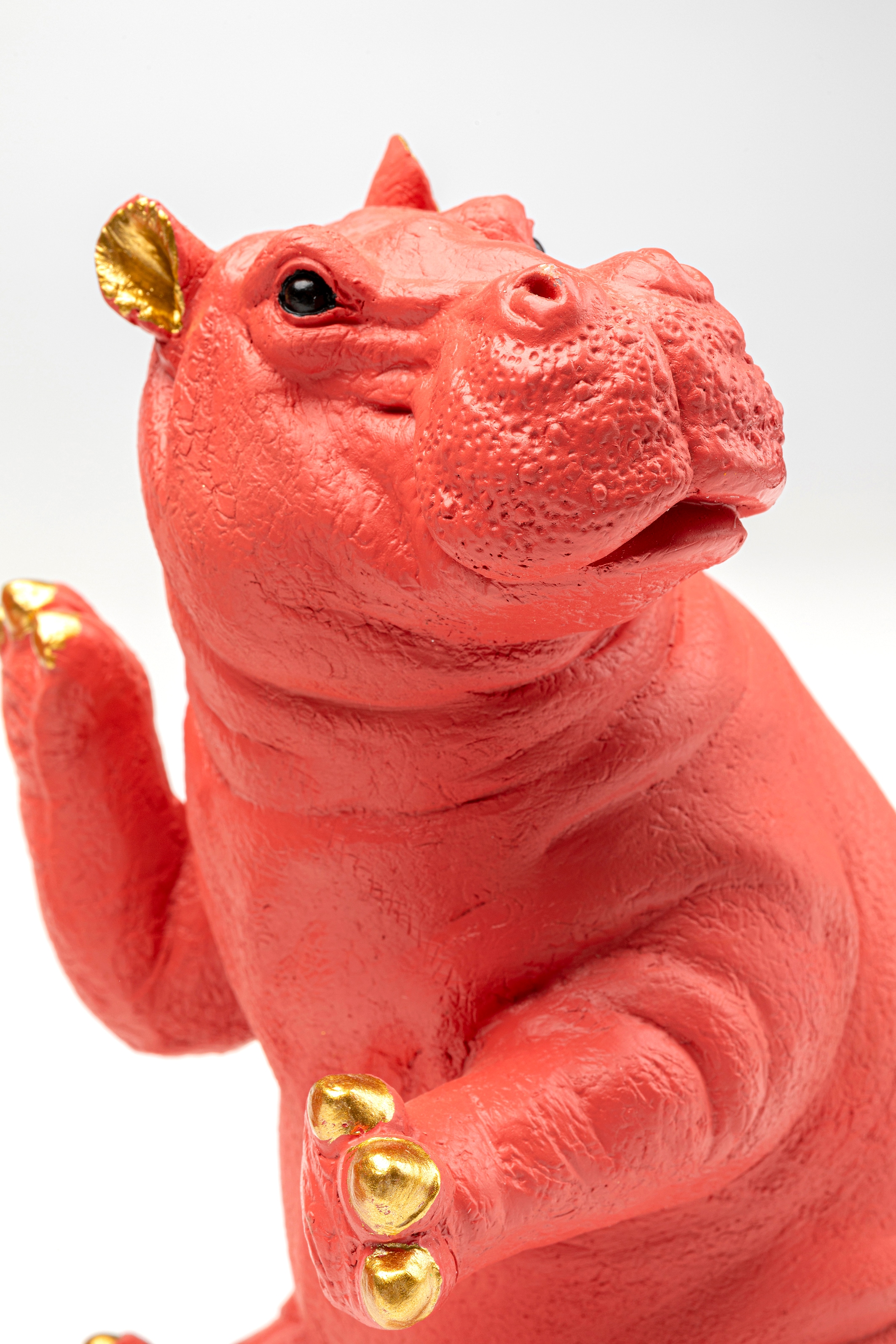 Kare Design Serre-livres »Hippo Pink« aus Polyresin