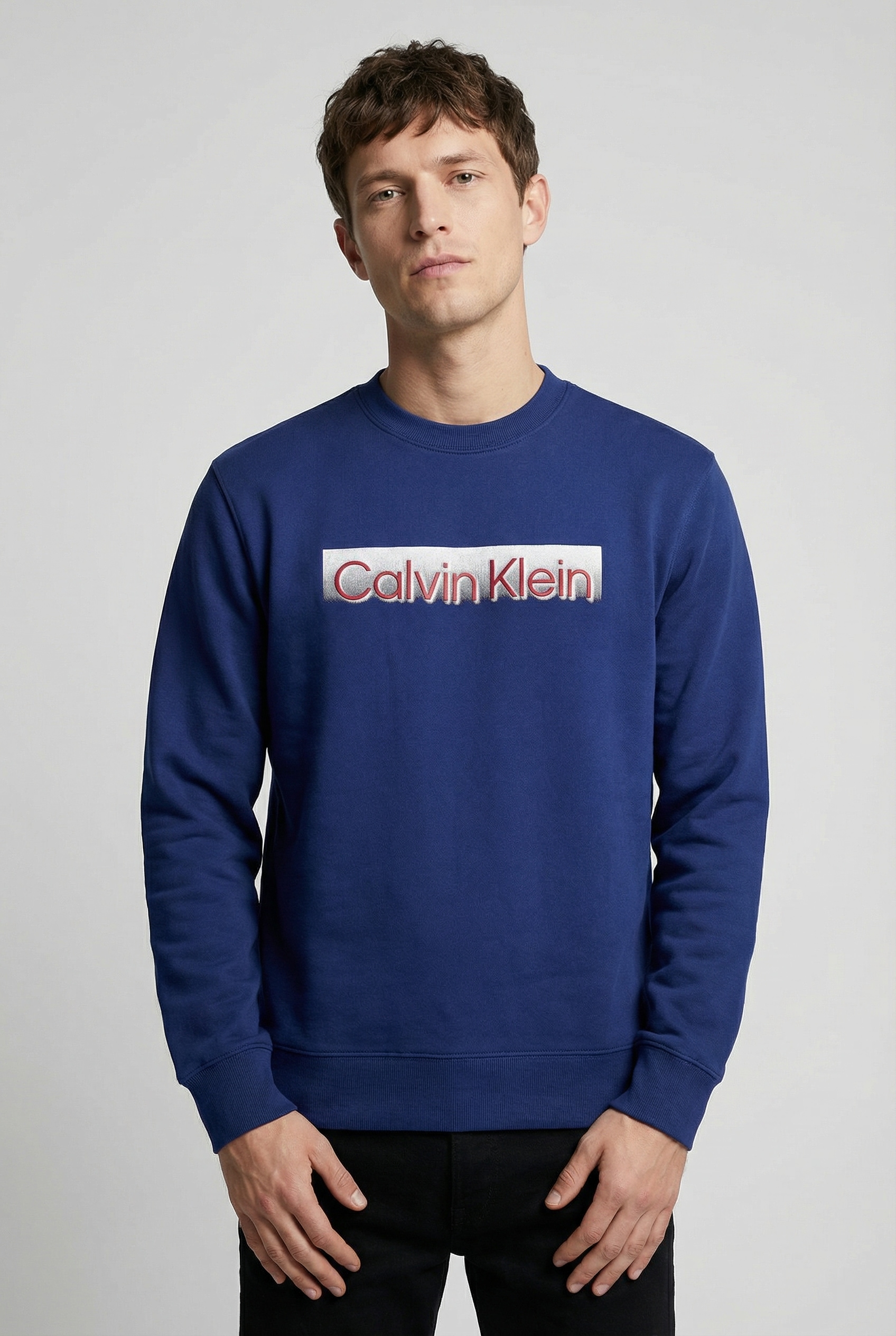 Image of Calvin Klein Sweatshirt "EU SPORTSWEAR GRAPHIC CREWNECK", Regular fit mit Logodruck
