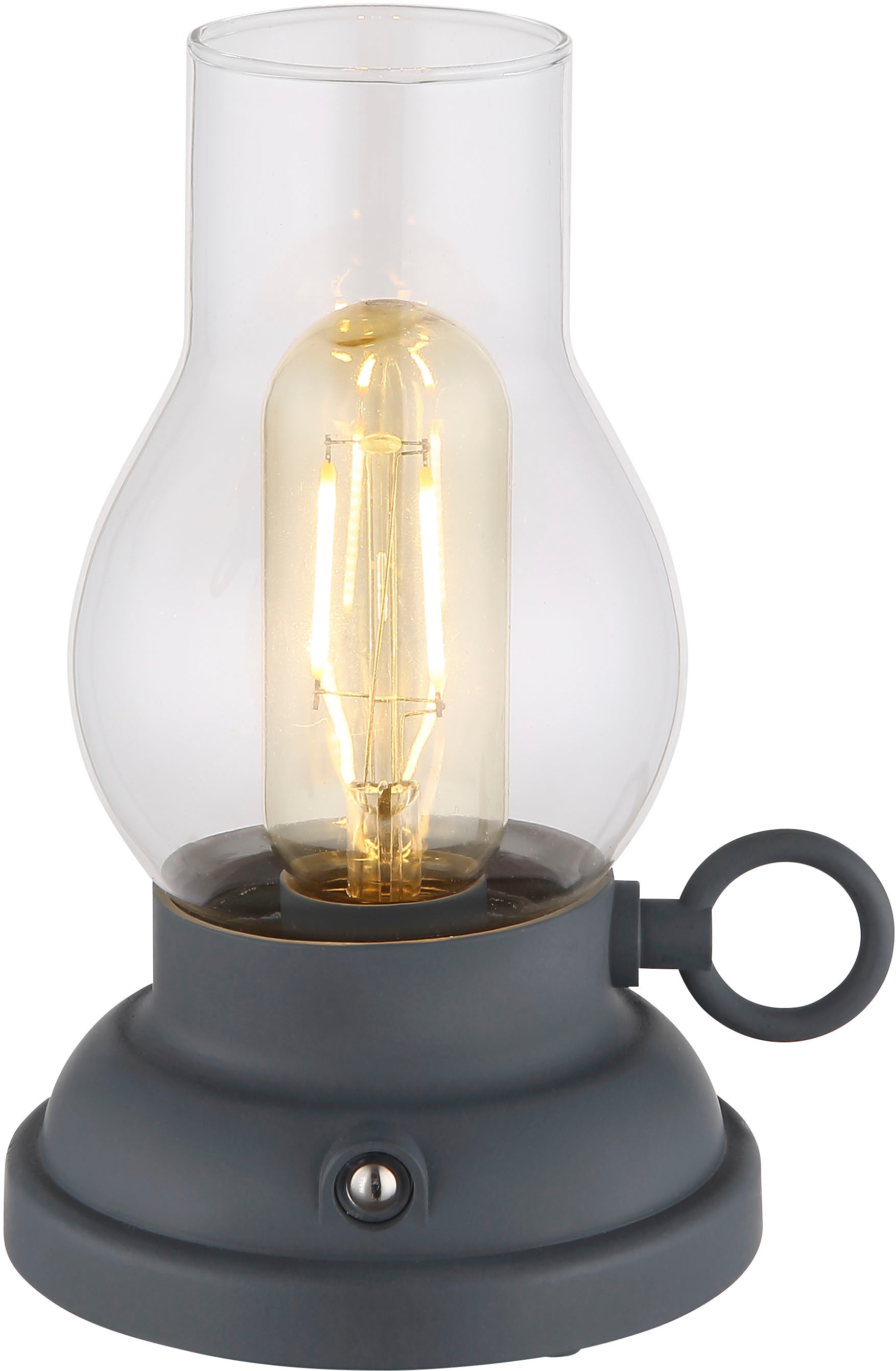 GLOBO LIGHTING Lampe de table LED »PETRO« Module LED 1 cuis blanc chaud Lampe de table à batterie, lampe mobile, design lampe à pétrole