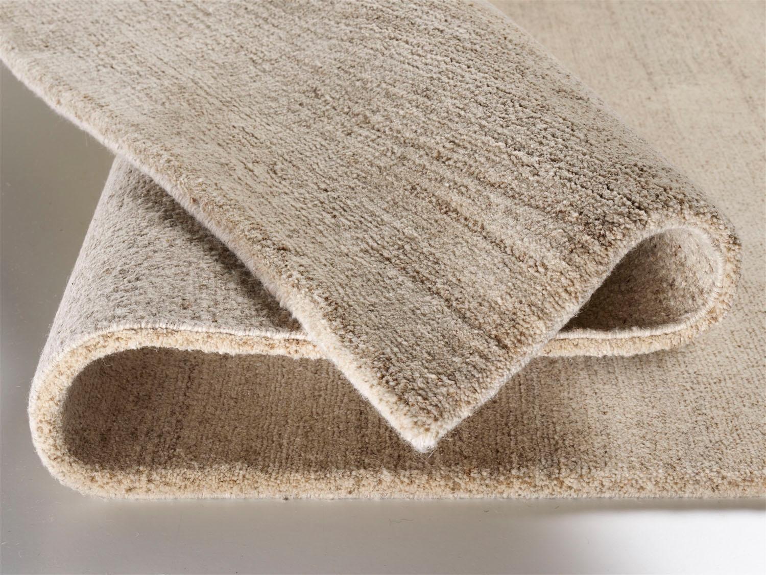 OCI DIE TEPPICHMARKE Teppich »Avantgard Uni« rechteckig 9 mm Höhe handgeknüpft, Wohnzimmer