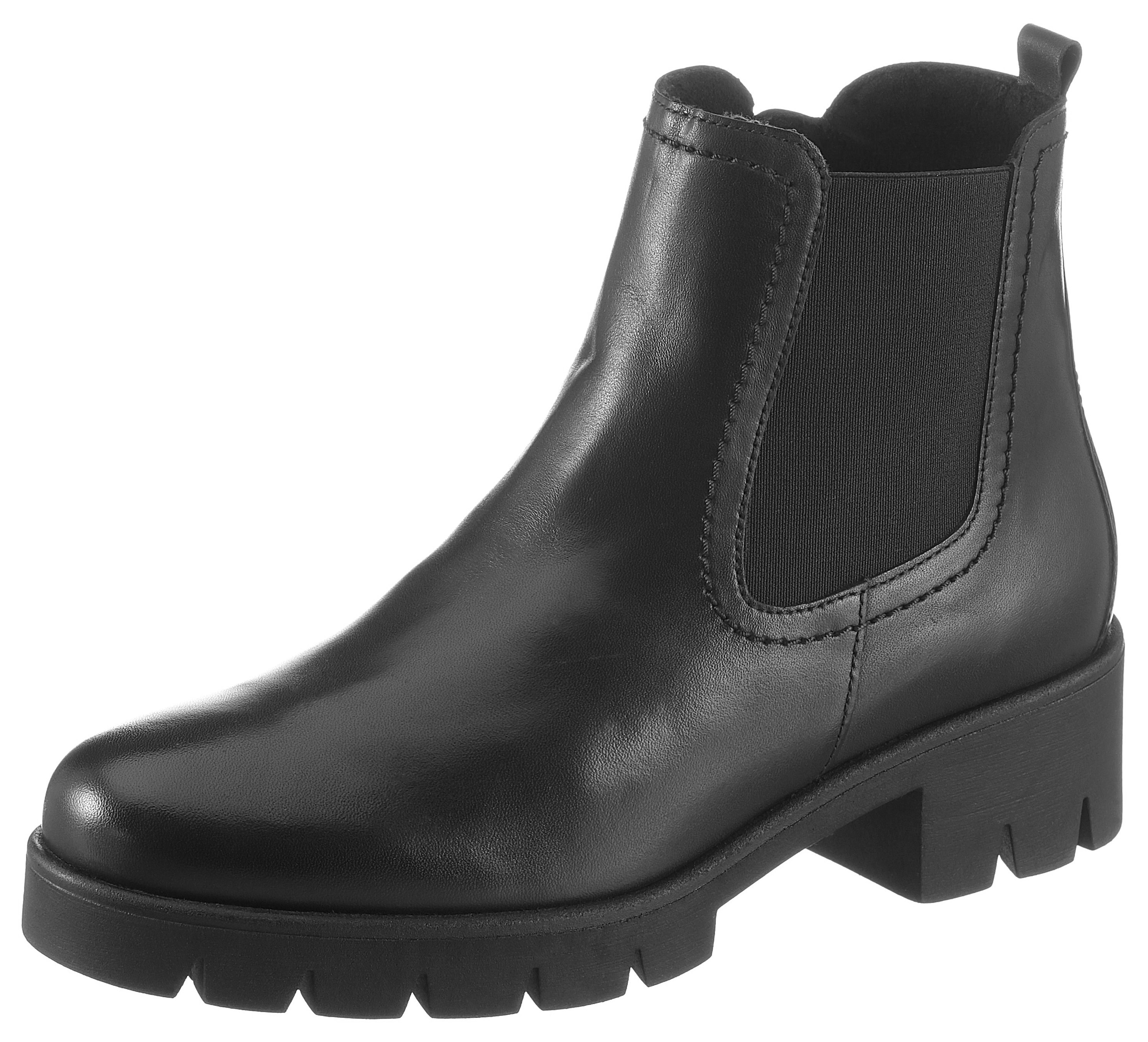 Image of Gabor Chelseaboots, Plateau, Herbstboots, Stiefelette mit angesagter Profilsohle