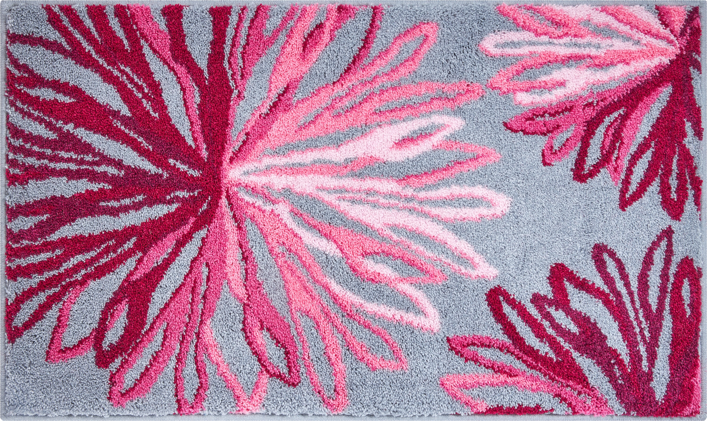 Grund Badematte »Art«, rutschhemmend beschichtet, fussbodenheizungsgeeignet, florales Muster, elegante Badematte