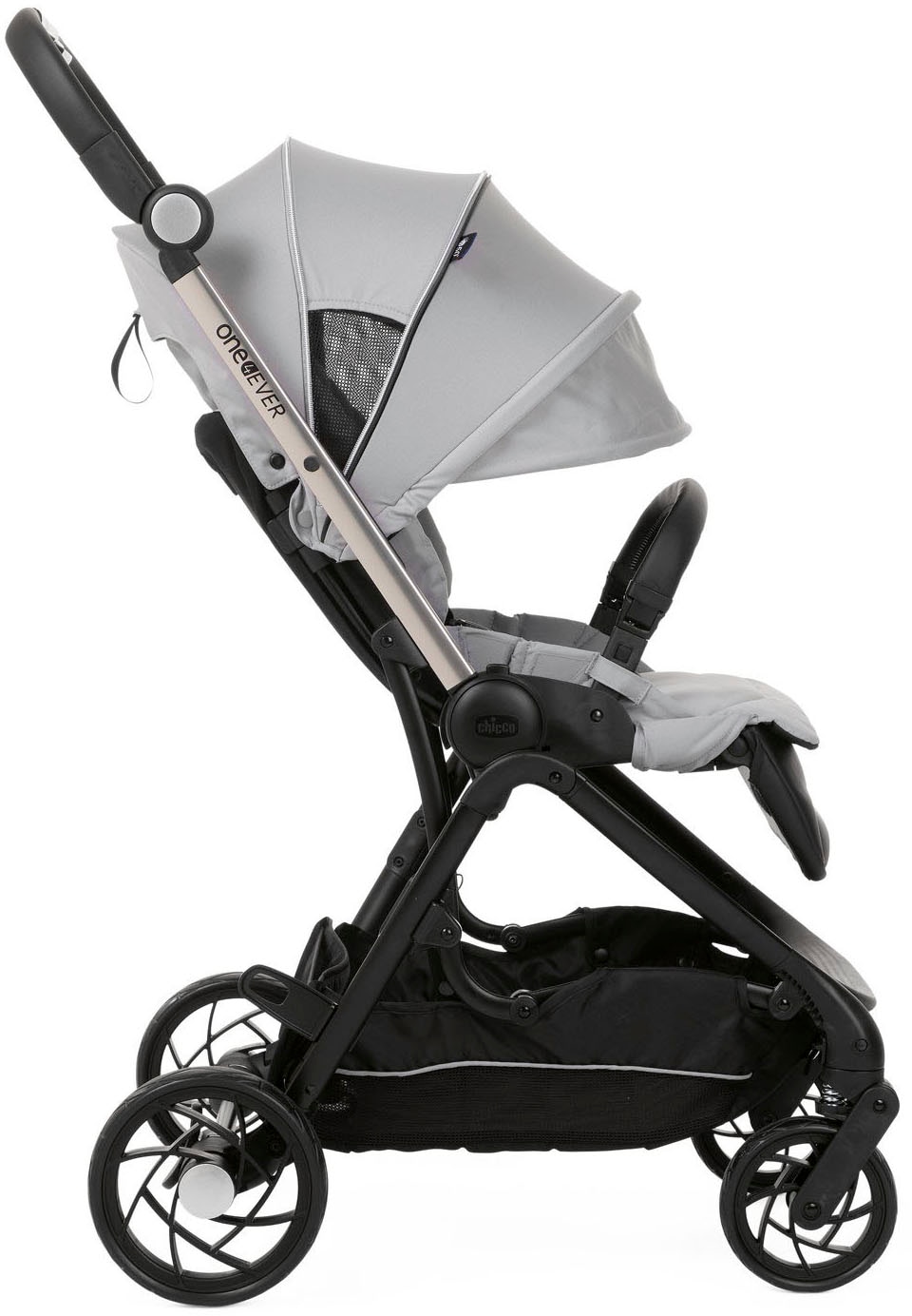 Chicco Kombi-Kinderwagen »Kinderwagen One4ever, silverleaf«, mit zwei Sitzen