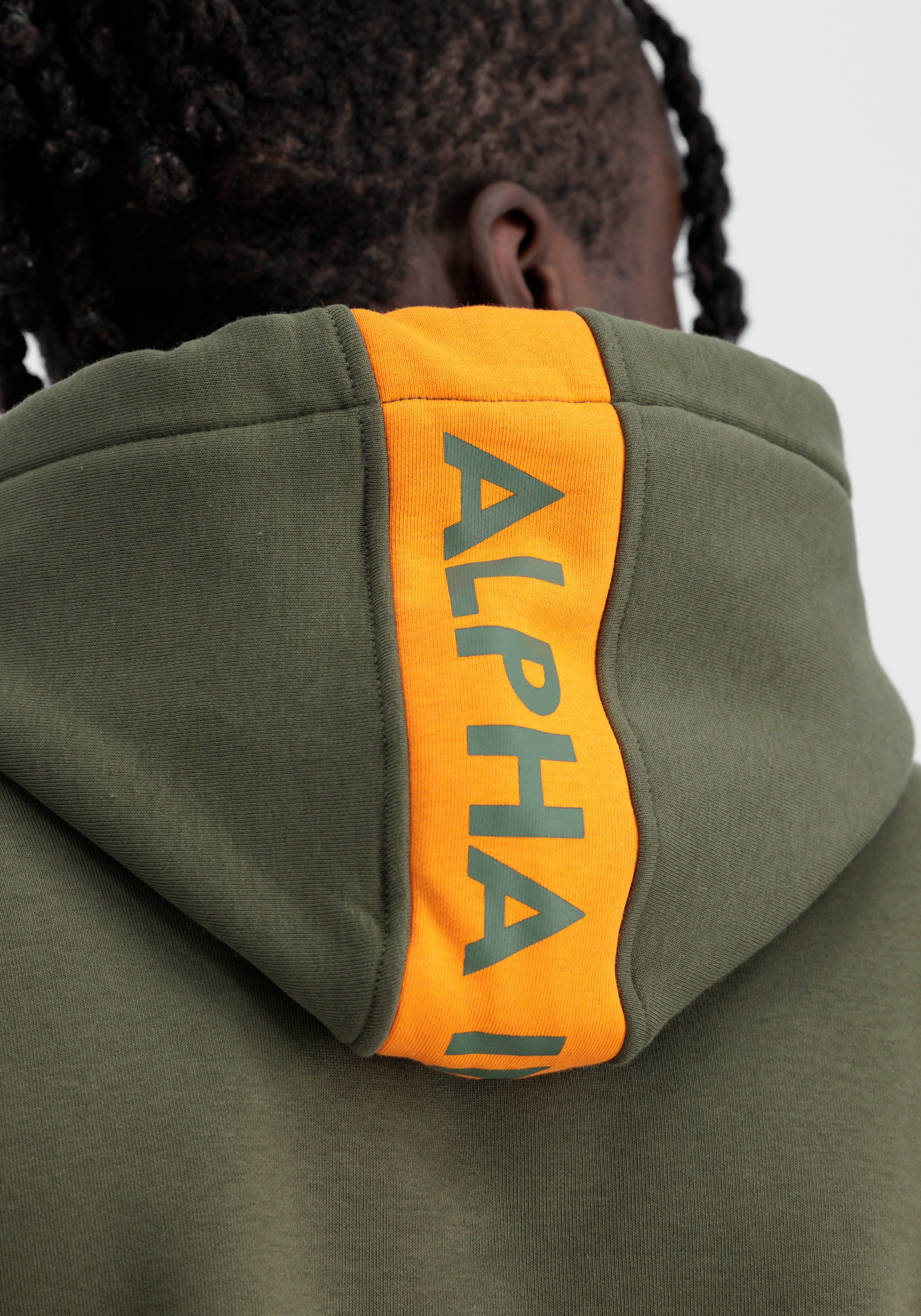 Alpha Industries Hoodie »Alpha Industries Men - Hoodies Red Stripe Hoodie«