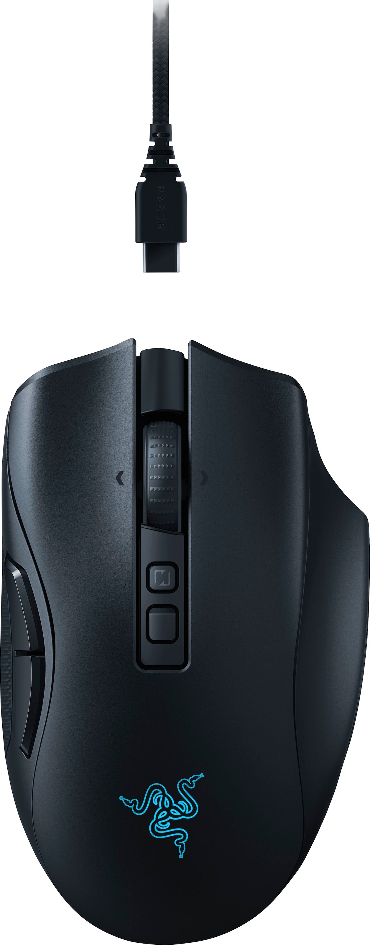 Image of RAZER Gaming-Maus "Naga V2 Pro" Bluetooth RF Wireless kabelgebunden