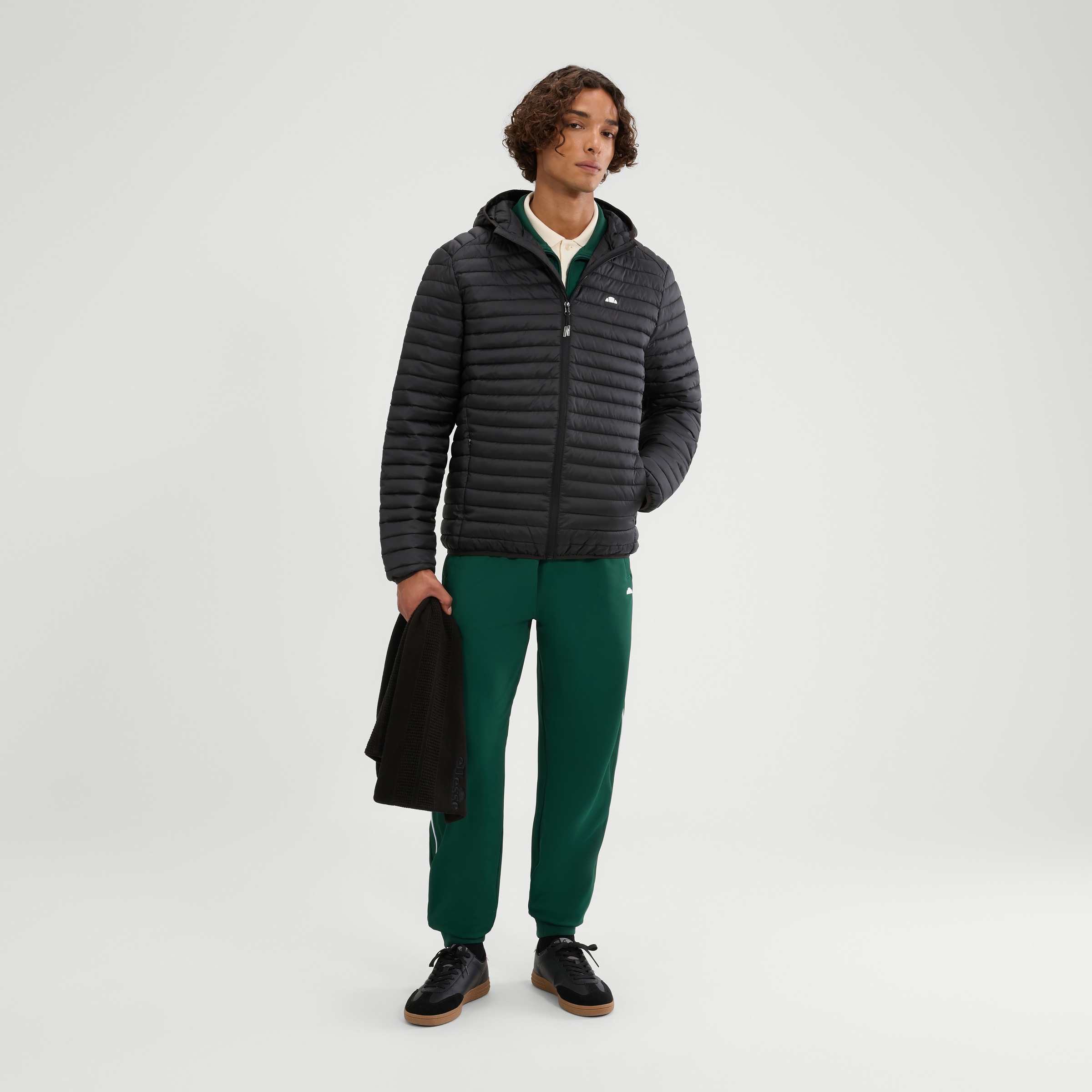 Ellesse Steppjacke für Erwachsene, aus Polyester, leichtes Material, sportlicher Stil