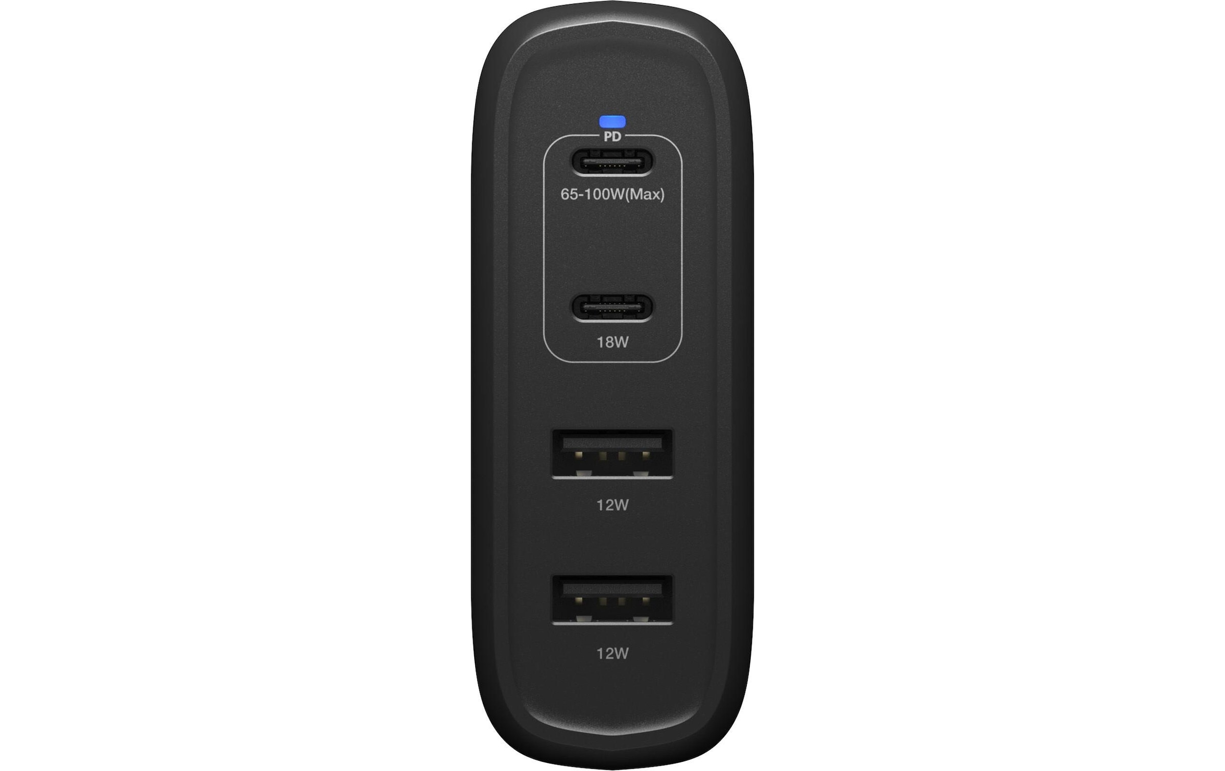 Otterbox USB-Ladegerät »Wall Charger 100W GaN 2x USB-C & 2x USB-A« USB-Power Delivery (PD)