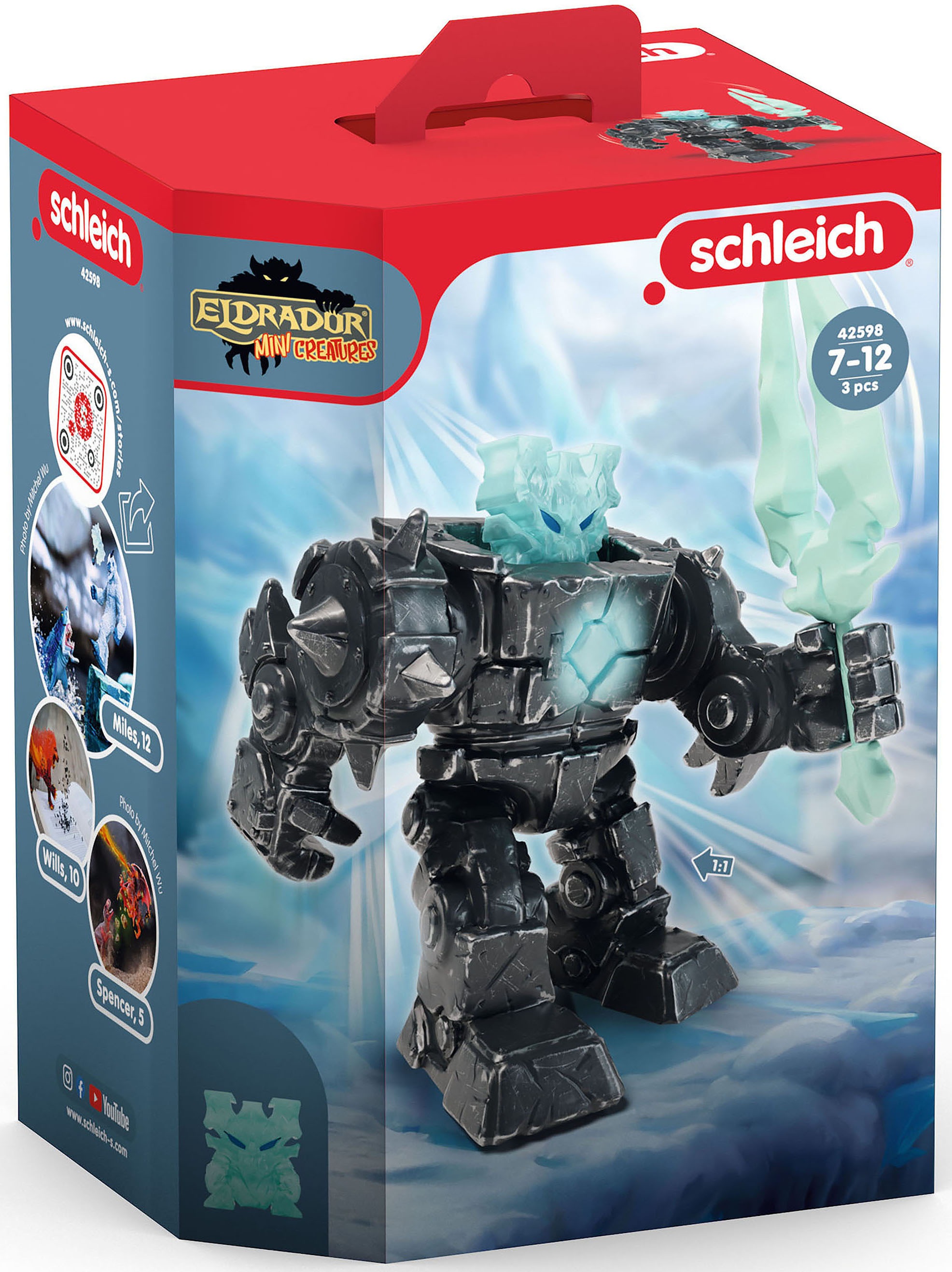 Schleich® Spielfigur »ELDRADOR®, Roboter Schatten-Eis (42598)«